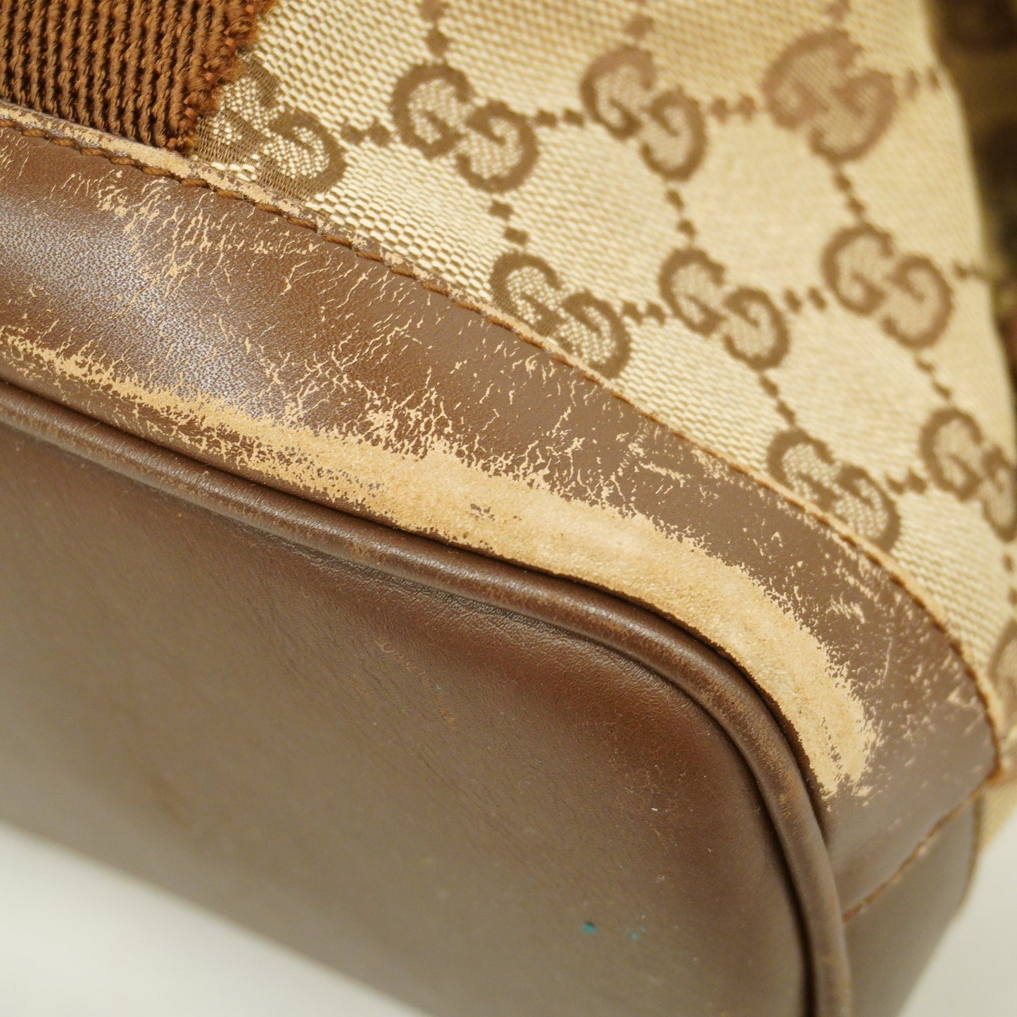GUCCI Auth  Handbag 92734 Women's GG Canvas Beige