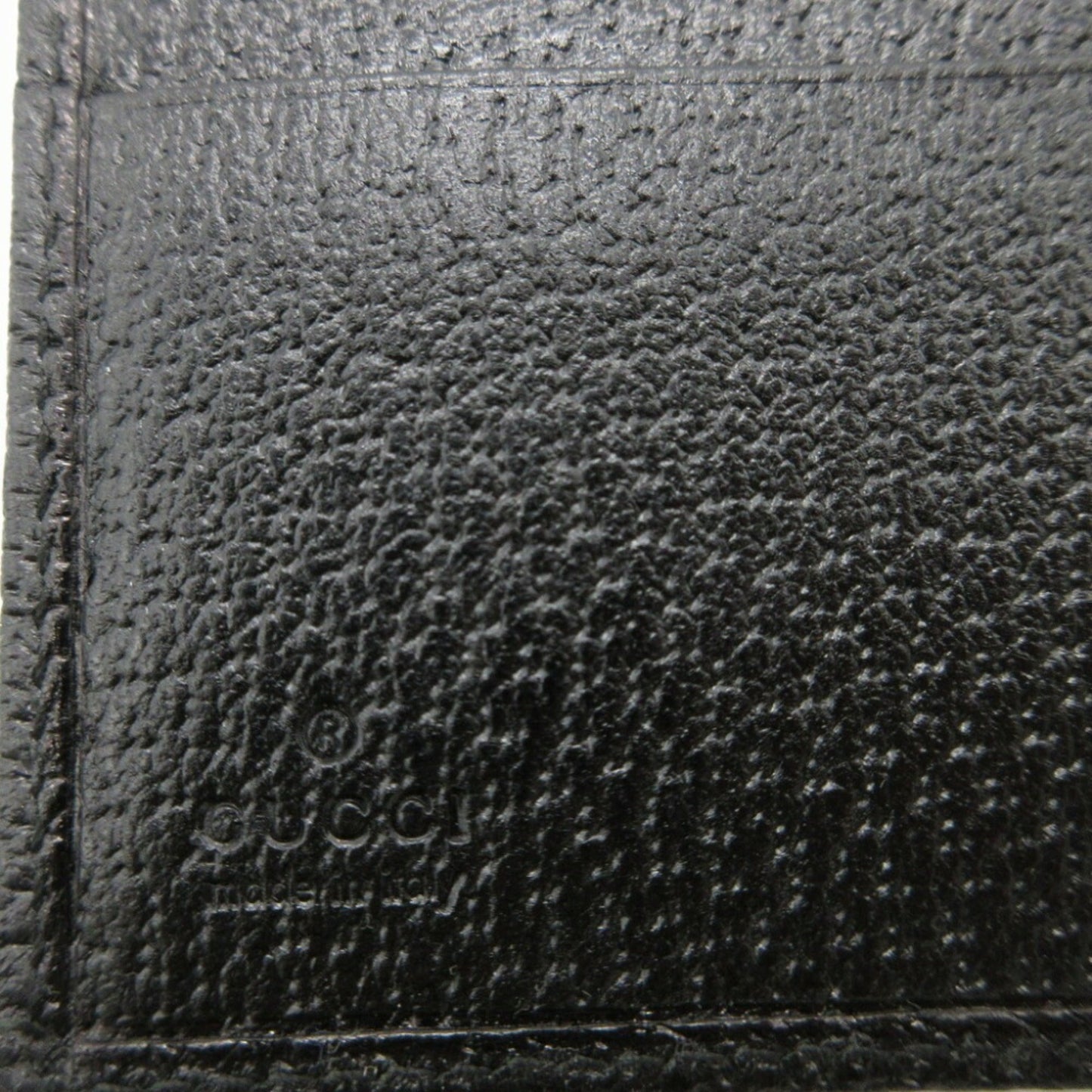 Gucci Black Gg Canvas Leather Wallet (Bi-Fold) ( )