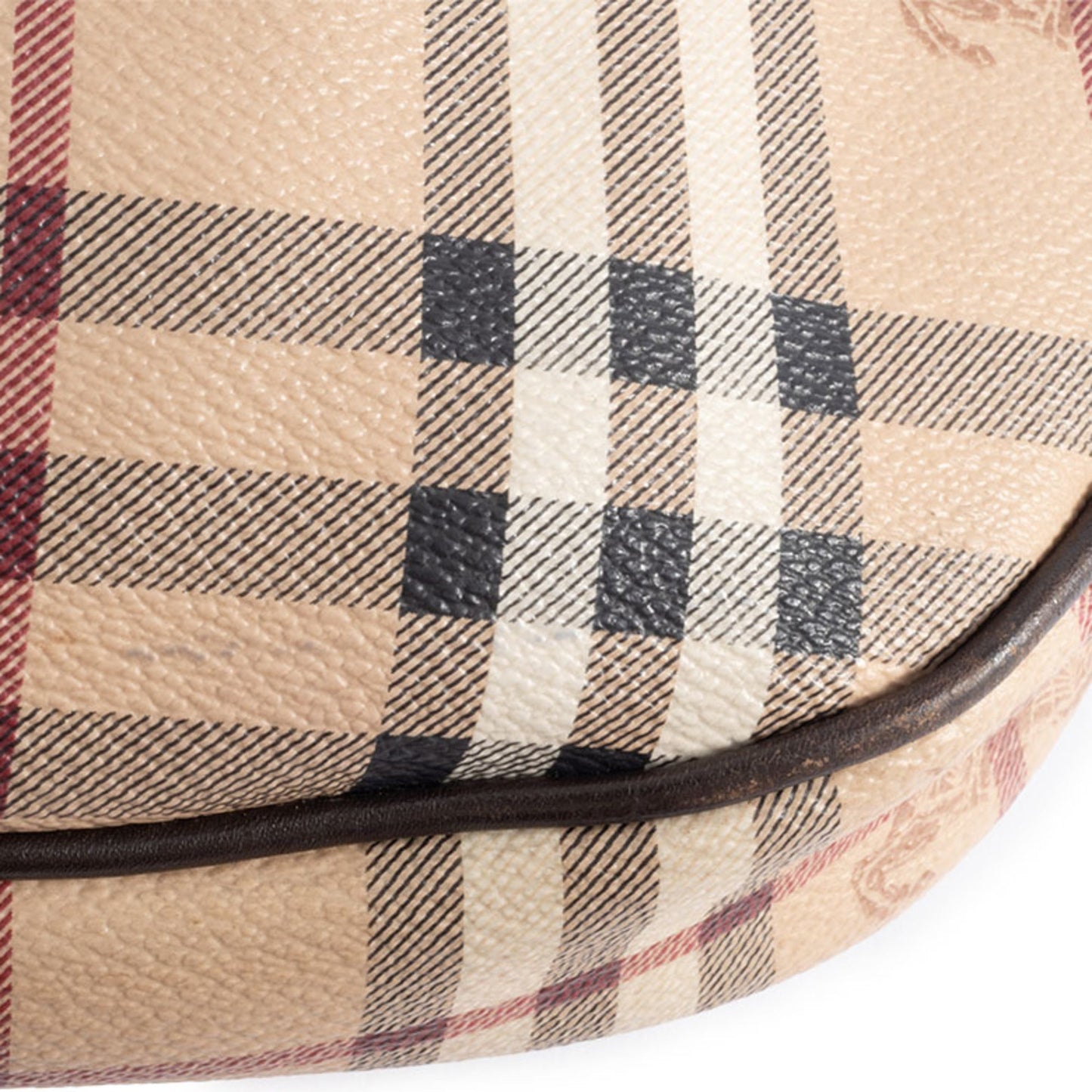 Burberry Beige Pvc Leather Shoulder Bag ( )