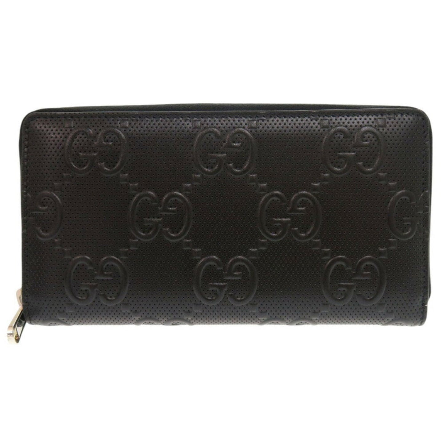Gucci Black Leather Long Wallet (Bi-Fold) ( )