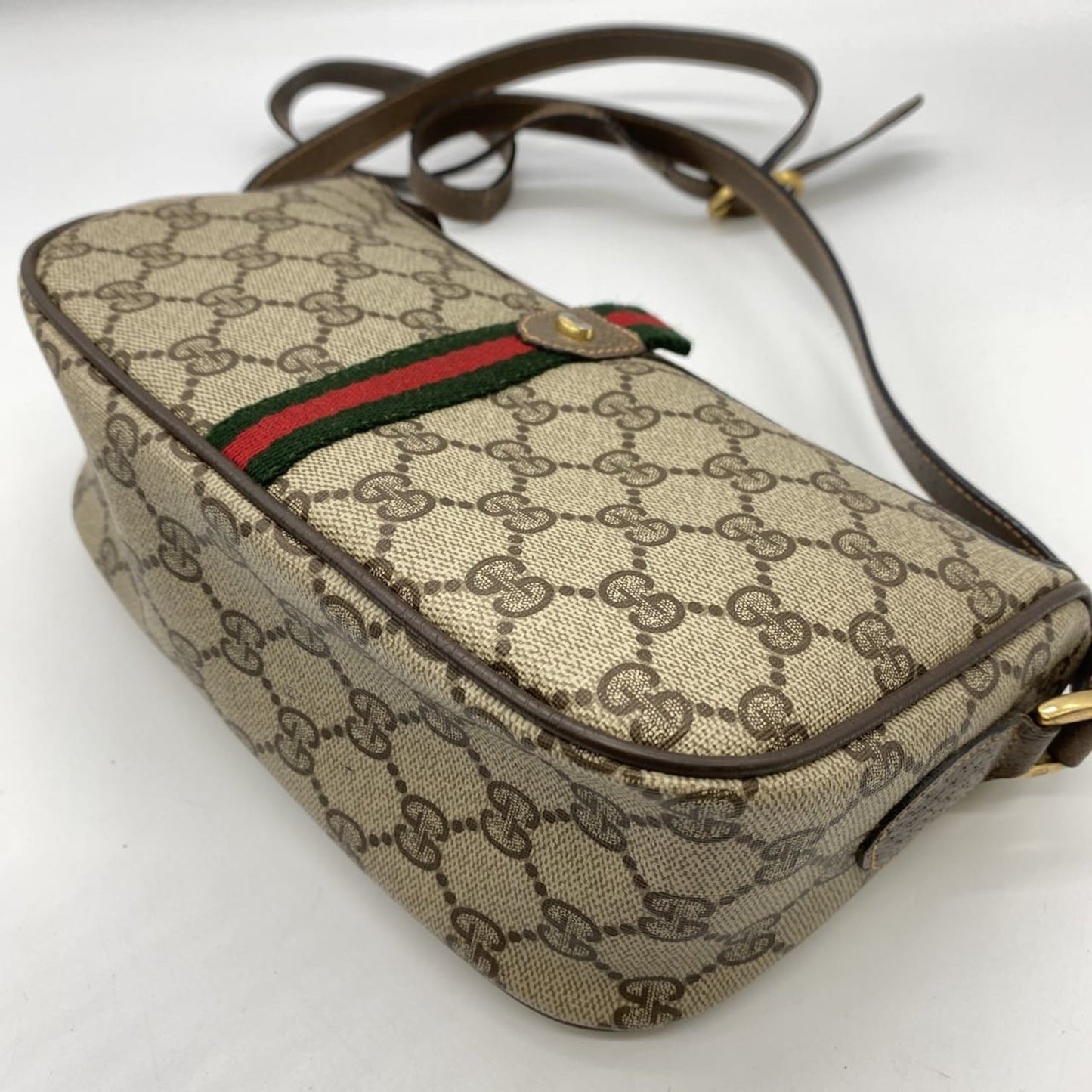 Gucci Sherry Line Beige Gg Supreme Shoulder Bag ( )