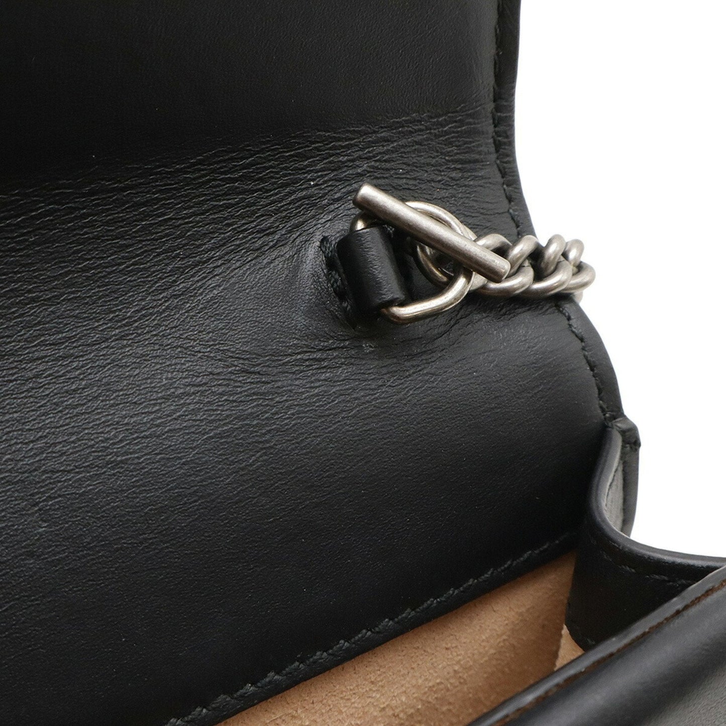 Gucci Black Suede Leather Clutch Bag Shoulder Bag ( )