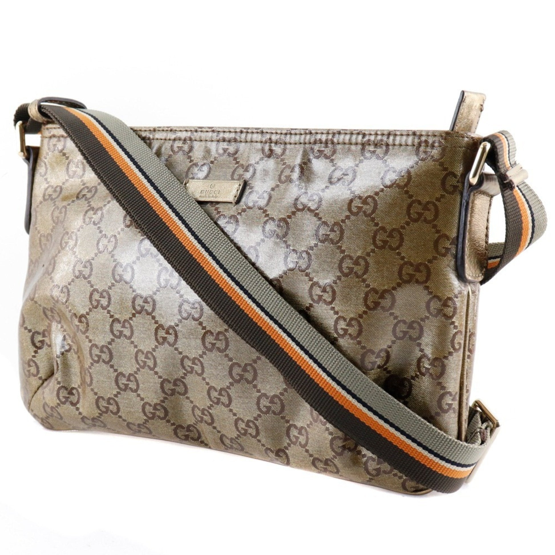 Gucci Gold PVC Shoulder Bag