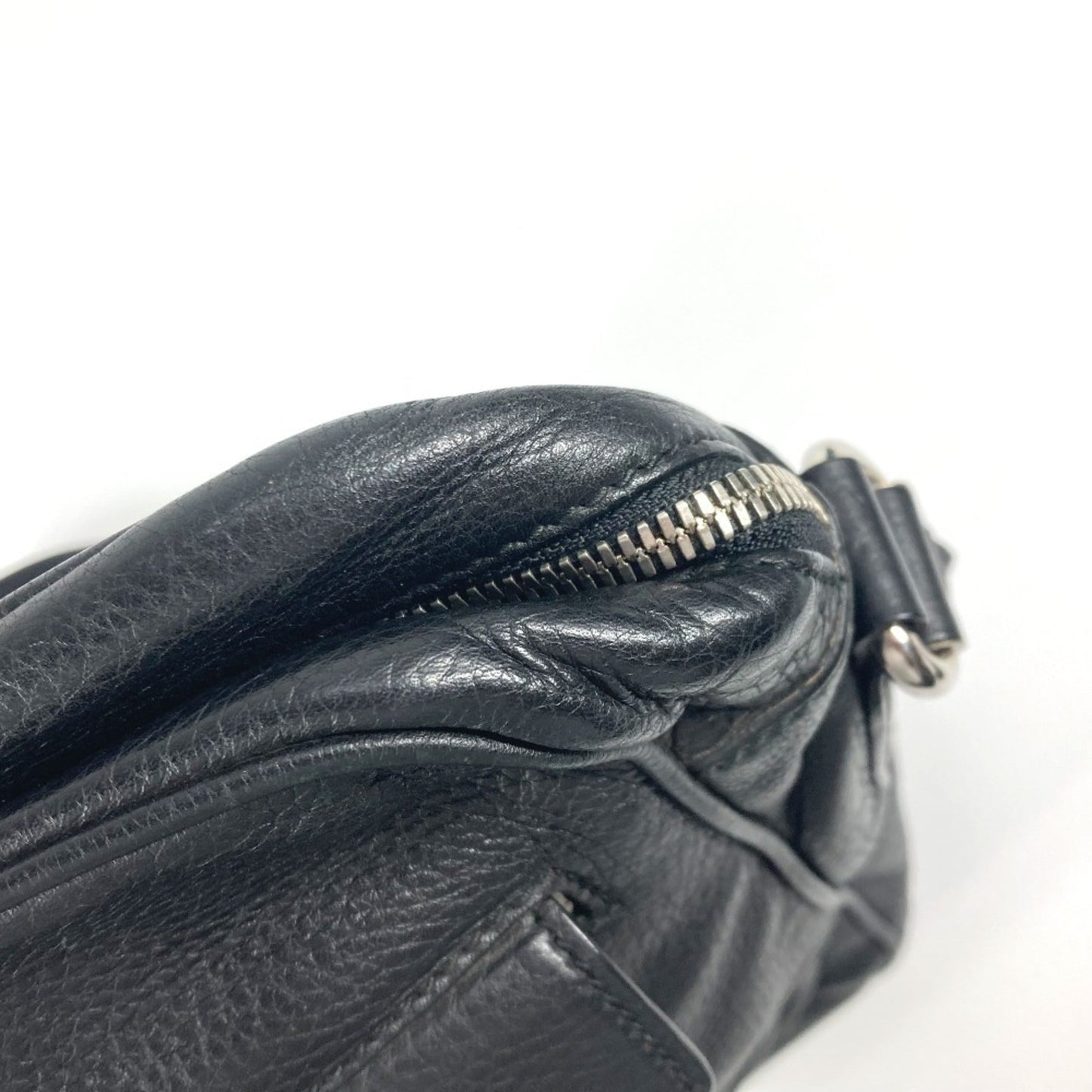 Gucci Black Leather Pochette Shoulder Bag ( )