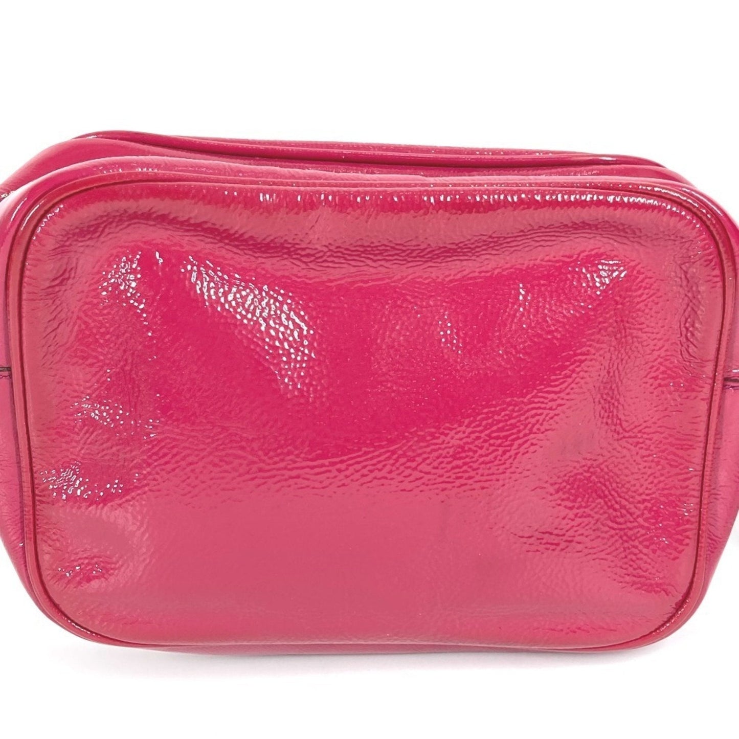 Gucci Soho Purple Patent Leather Pochette Shoulder Bag ( )
