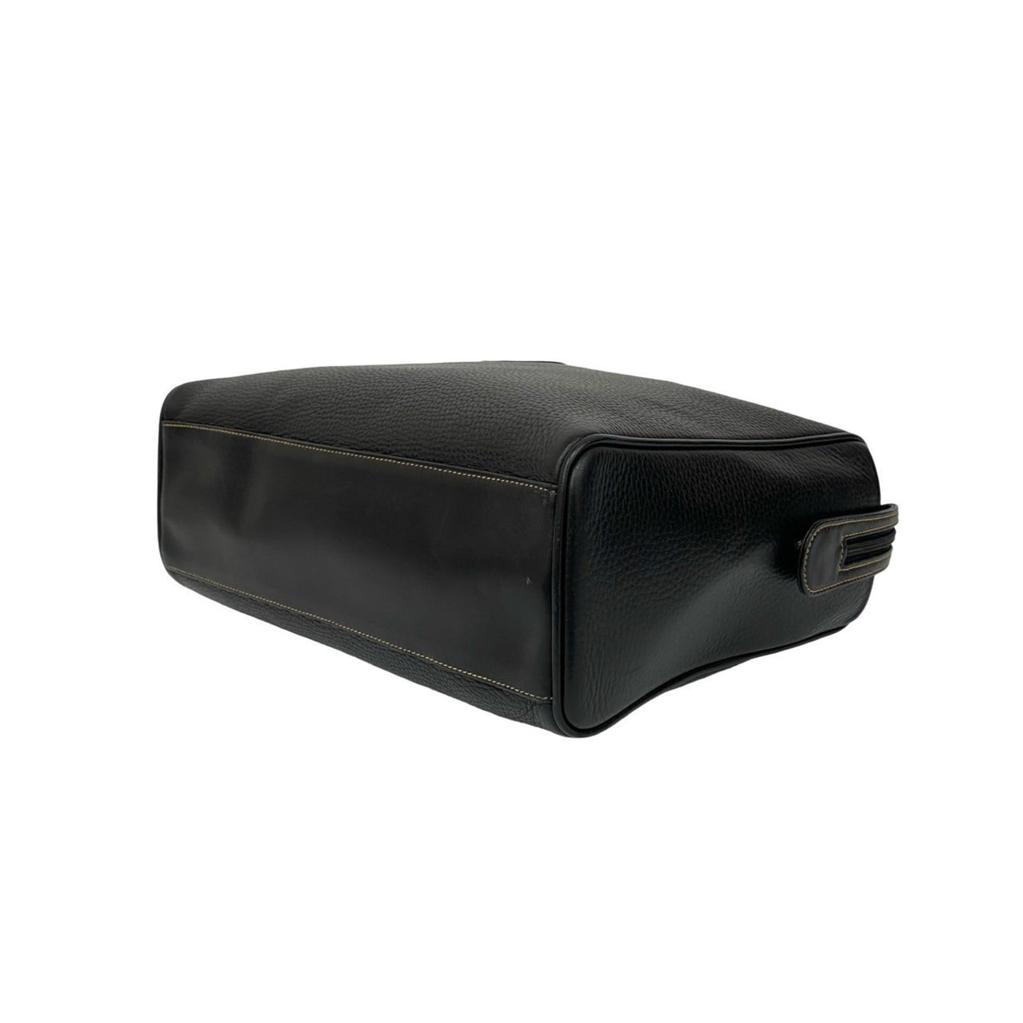 Gucci Black Leather Boston Bag Handbag ( )