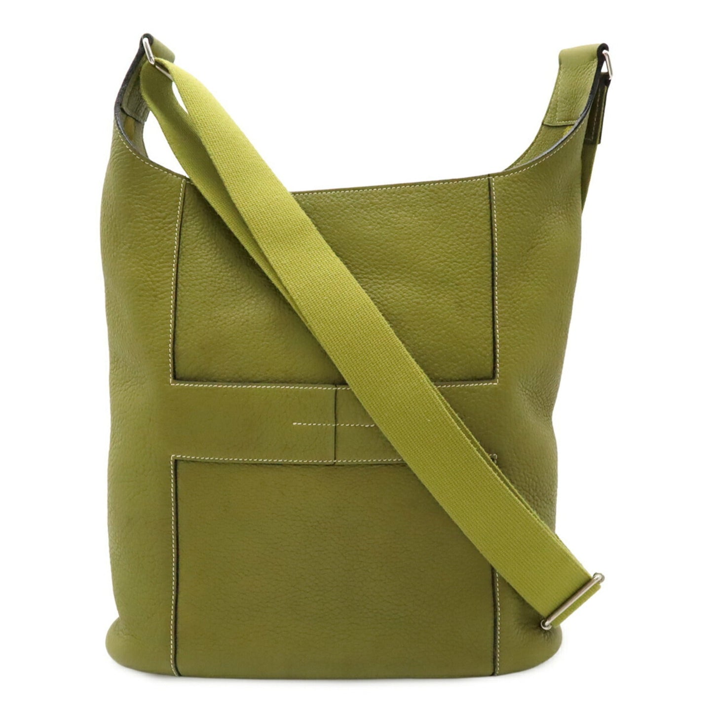 Hermes Good News Anis Green Taurillon Clemence Leather Shoulder Bag ( )