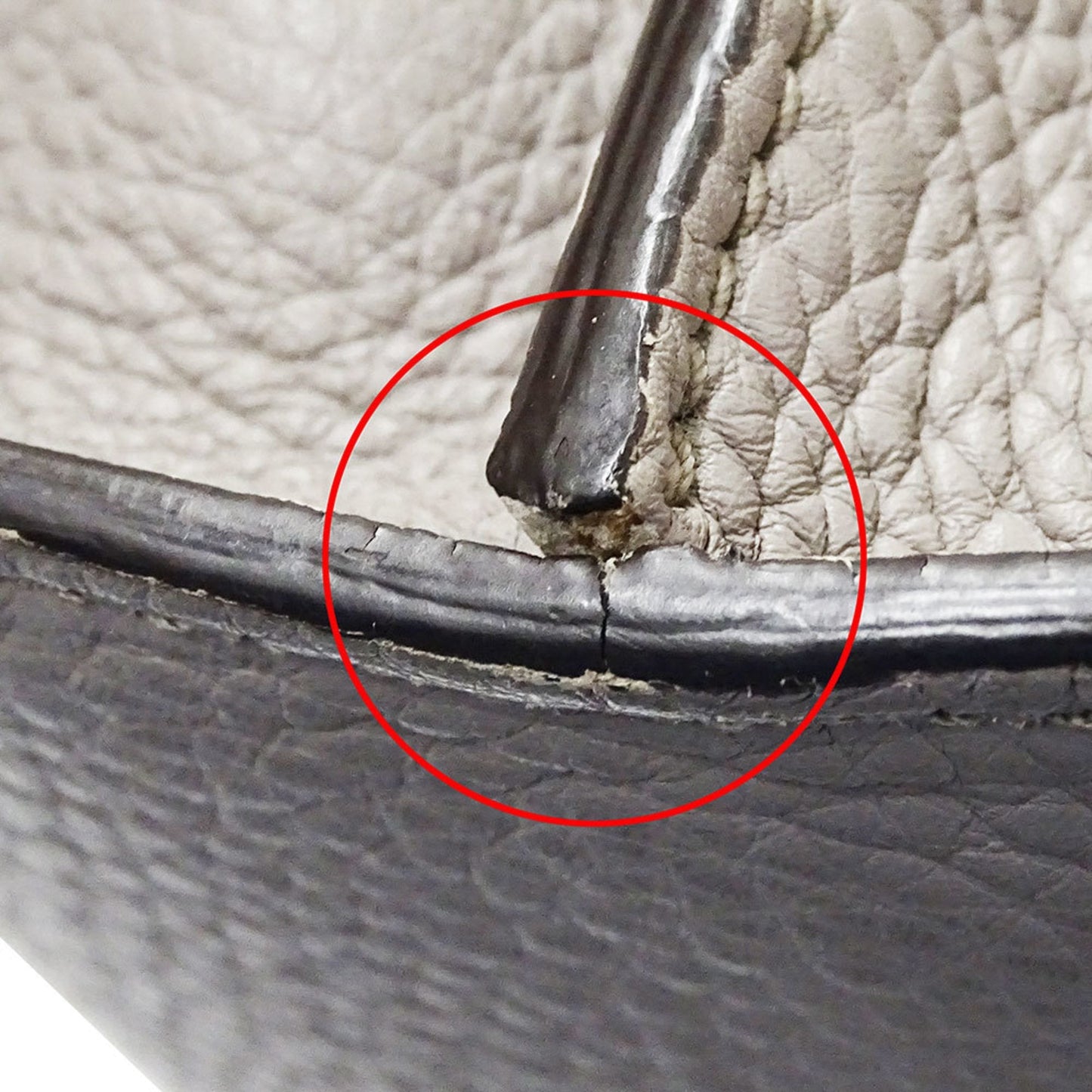 Gucci Gray Leather Handbag Shoulder Bag ( )