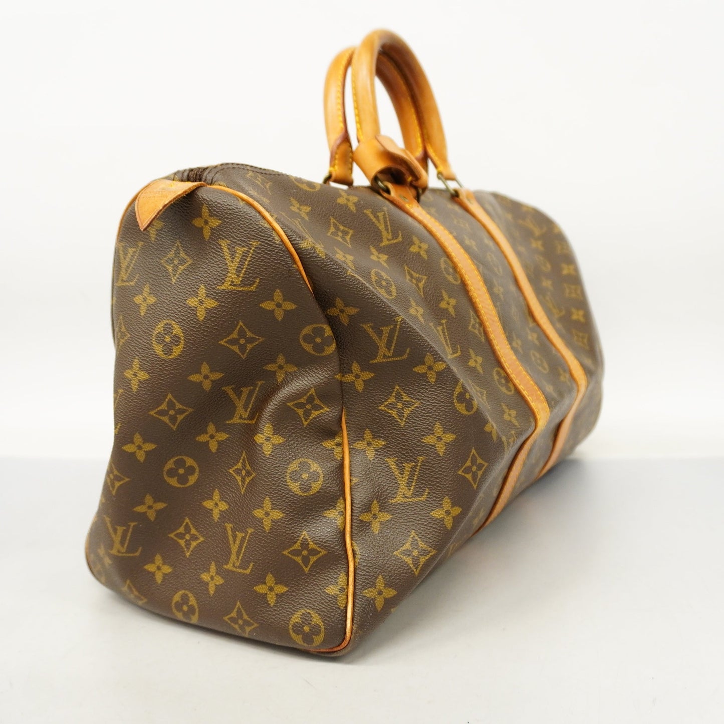 LOUIS VUITTONAuth Monogram Keepall 45 Boston Bag