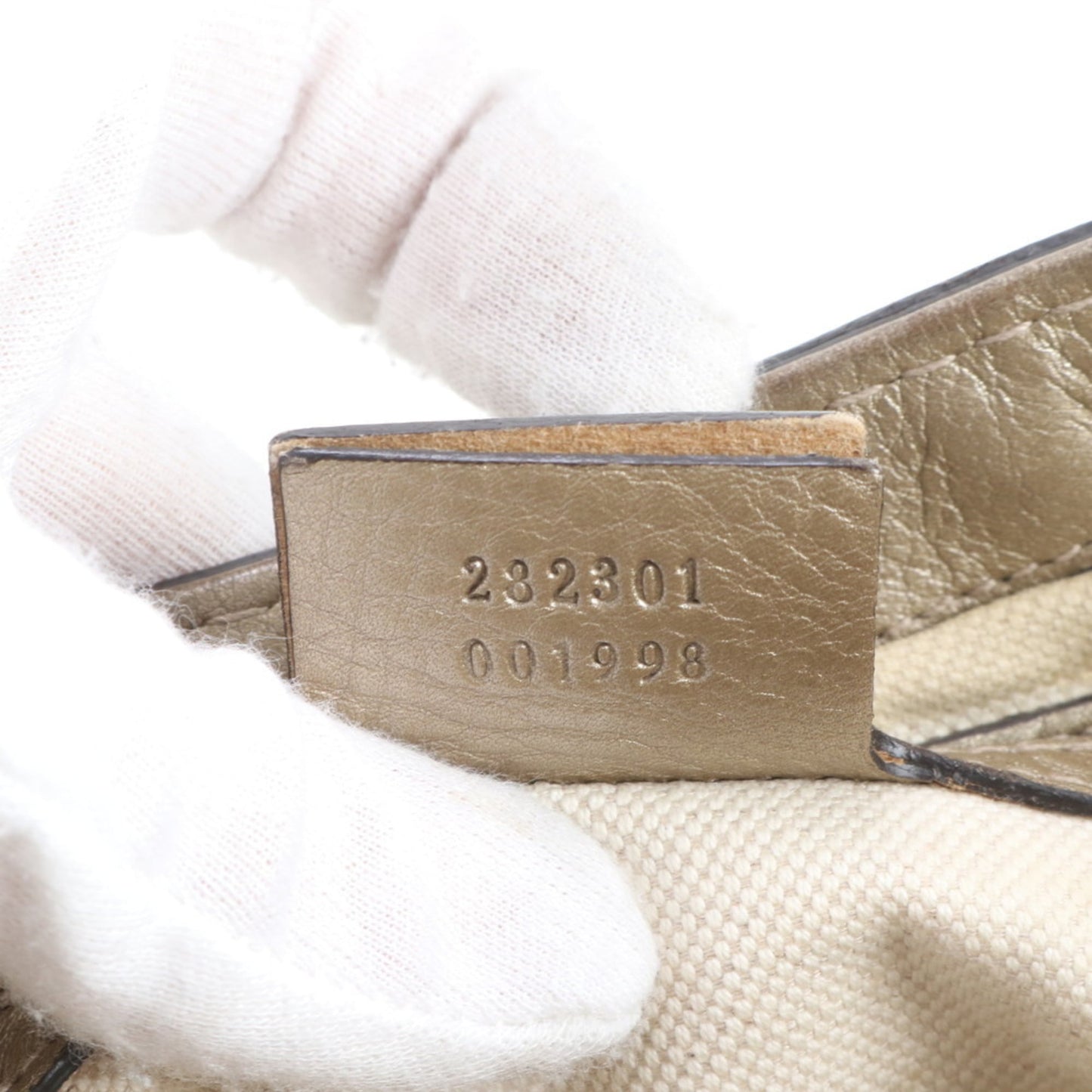 Gucci Gold Leather Shoulder Bag ( )