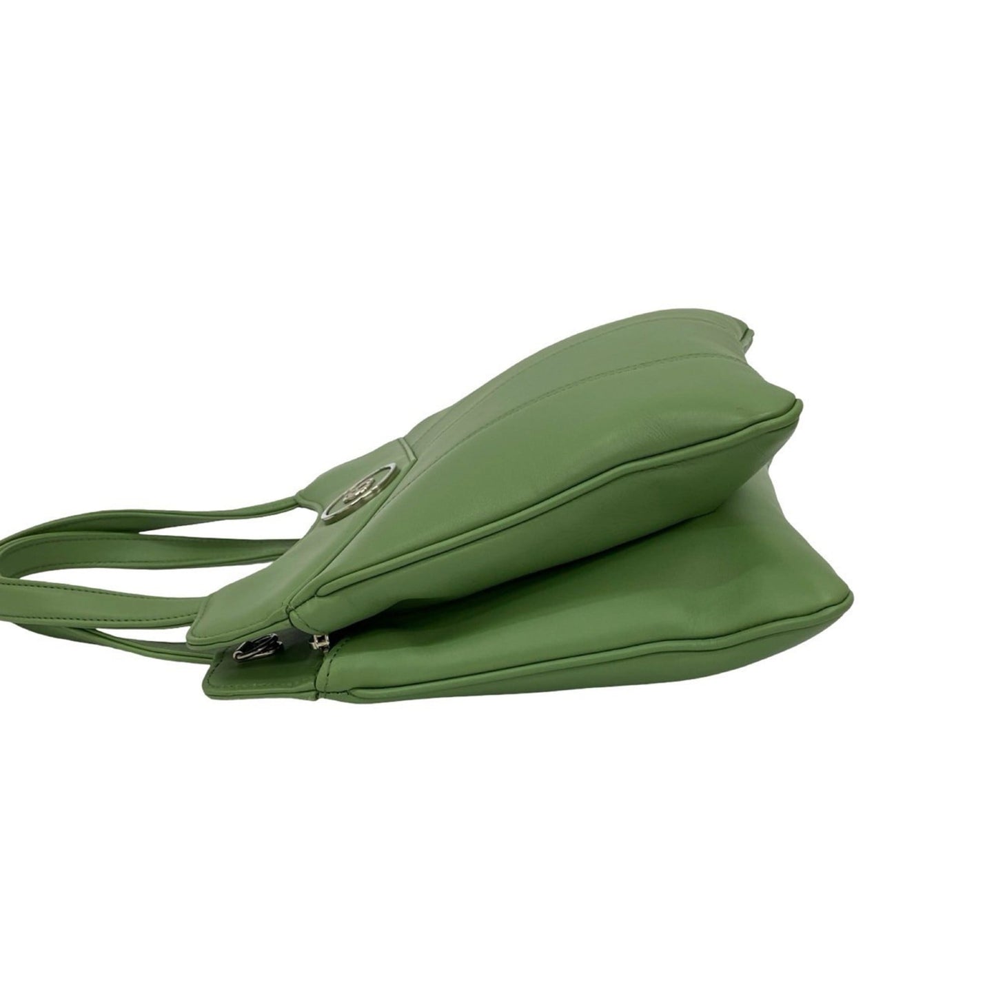 Gucci Green Leather Handbag Shoulder Bag ( )