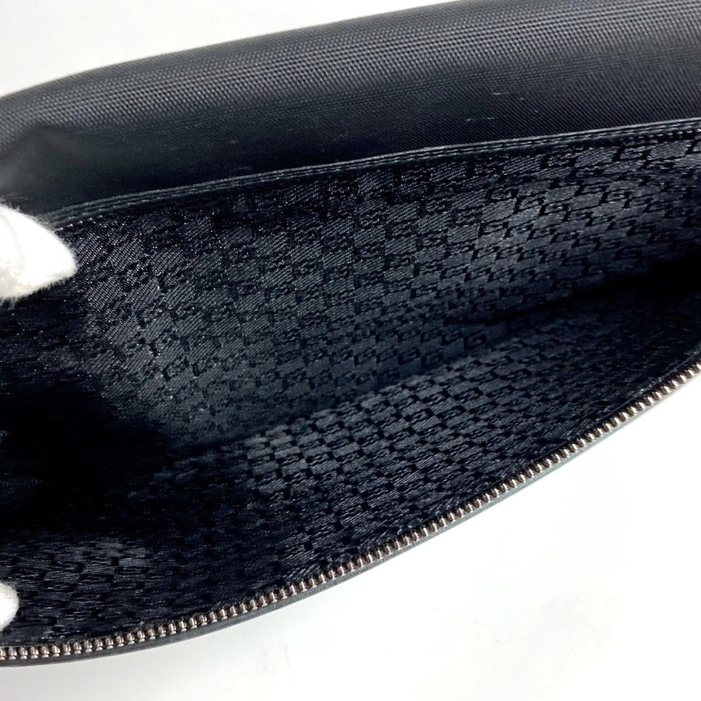 Gucci Black Nylon Clutch Bag Pouch ( )