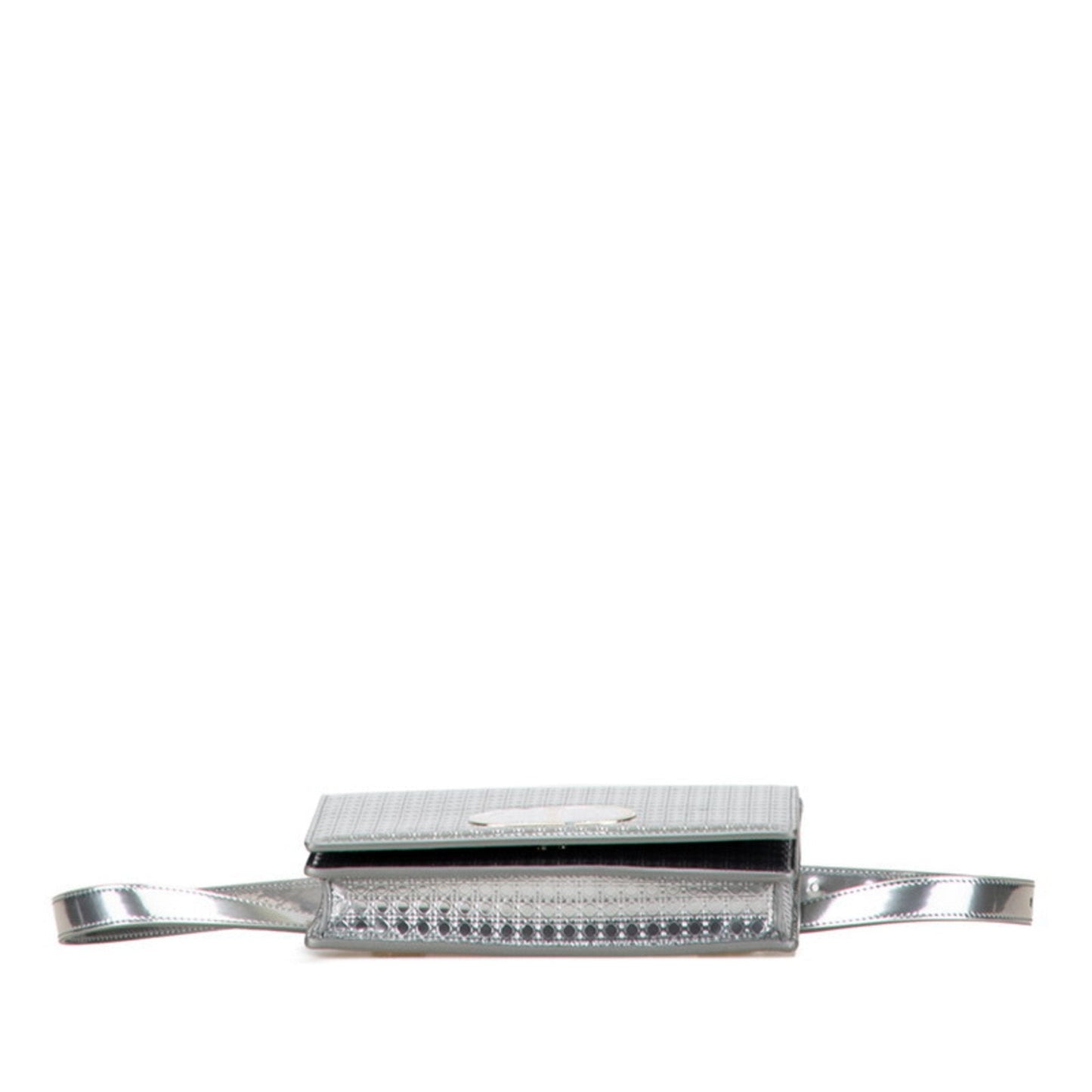 Christian Dior Silver Leather Shoulder Bag ()