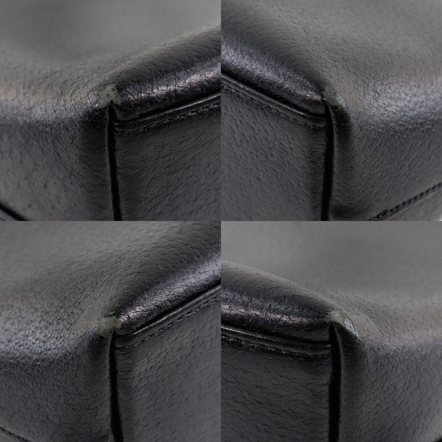 Gucci Black Leather Tote Style 18