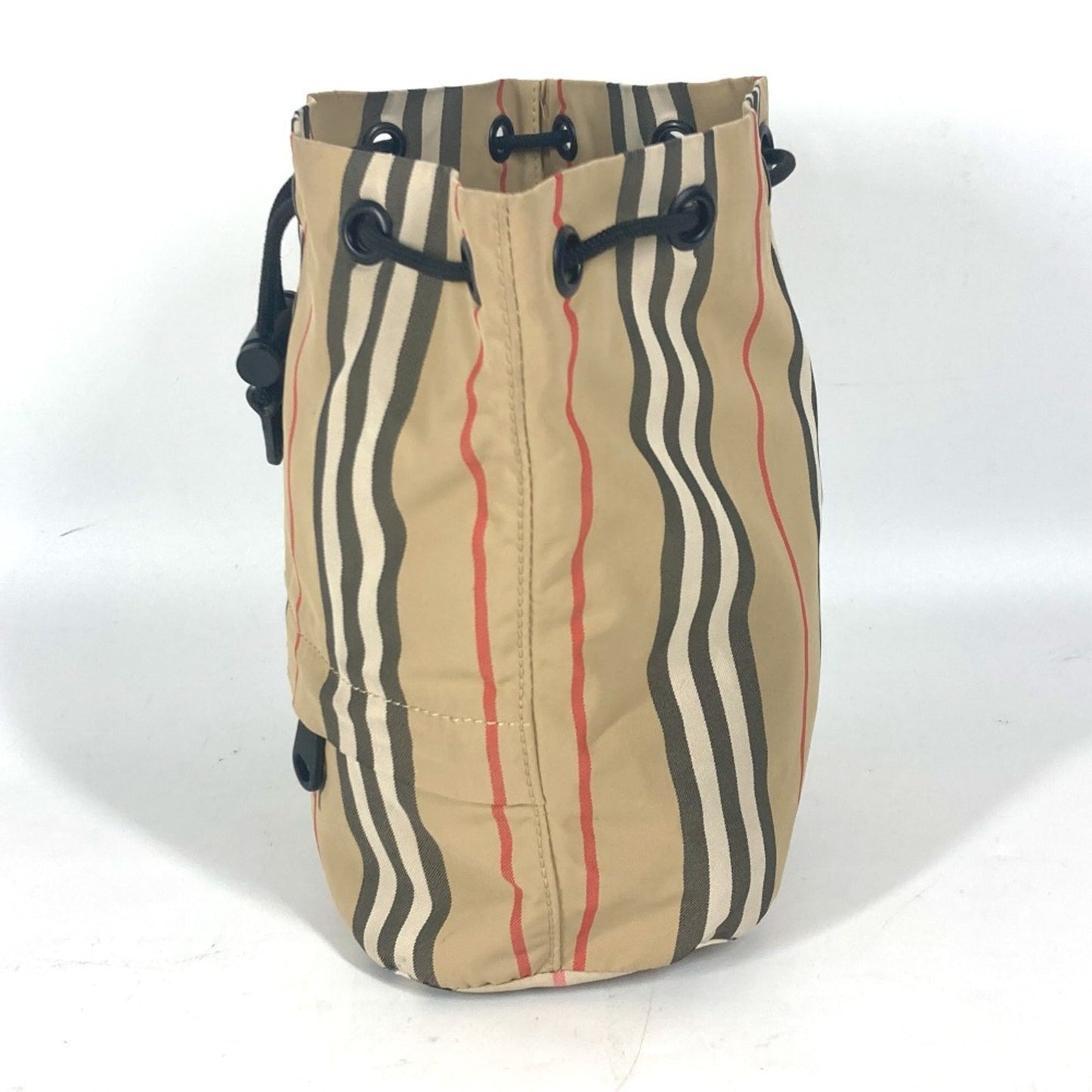 Burberry Beige Black Nylon Shoulder Bag ( )