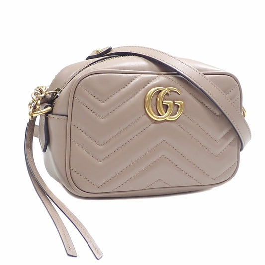 Gucci Beige Quilting Leather Shoulder Bag ( )