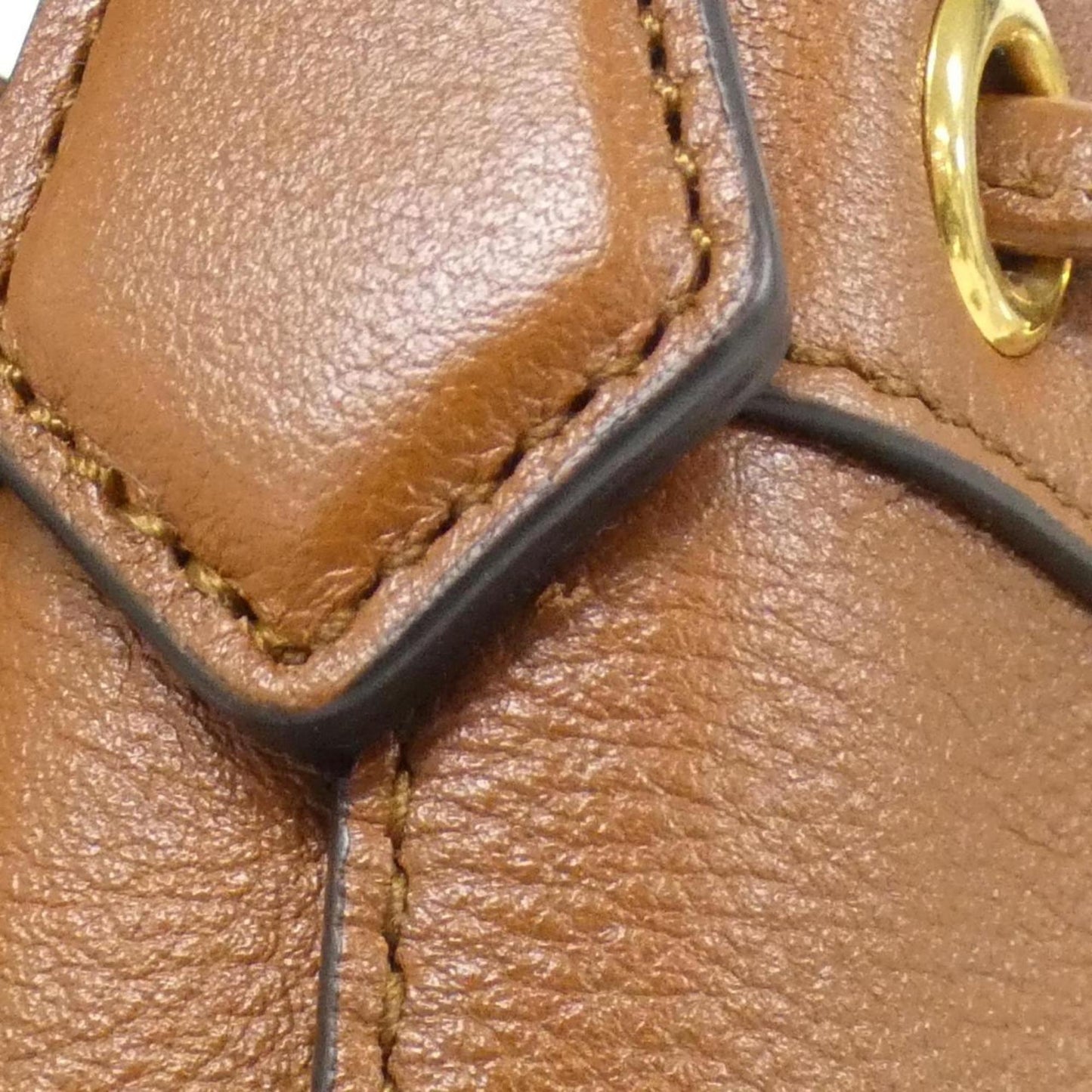 Gucci Brown Leather Handbag ( )