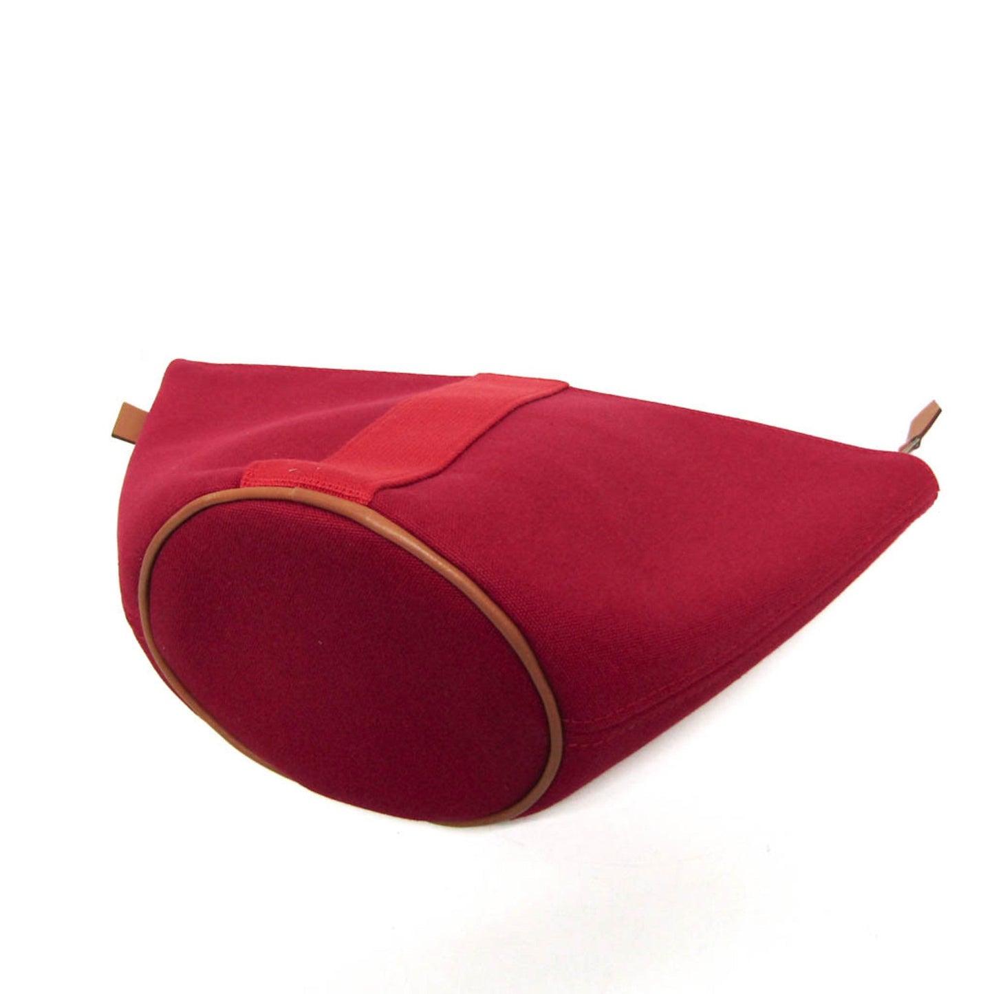 Hermes Prune Rouge Vif Cotton Pouch ( )