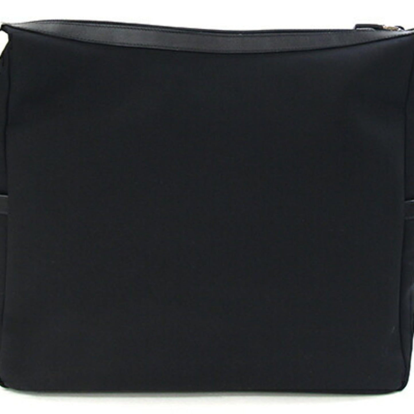Gucci Black Nylon Canvas Leather Shoulder Bag ( )