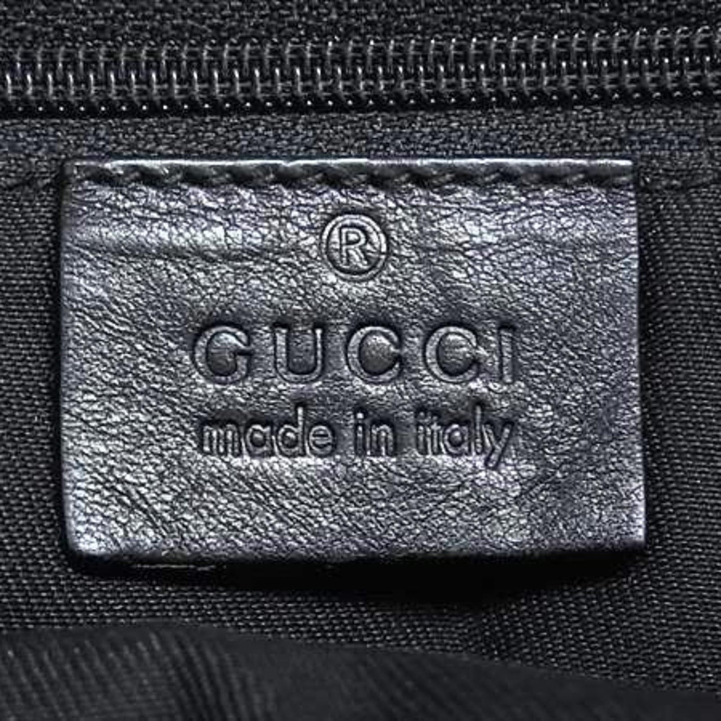 Gucci Sukey Black Leather Handbag Shoulder Bag Tote Bag ( )