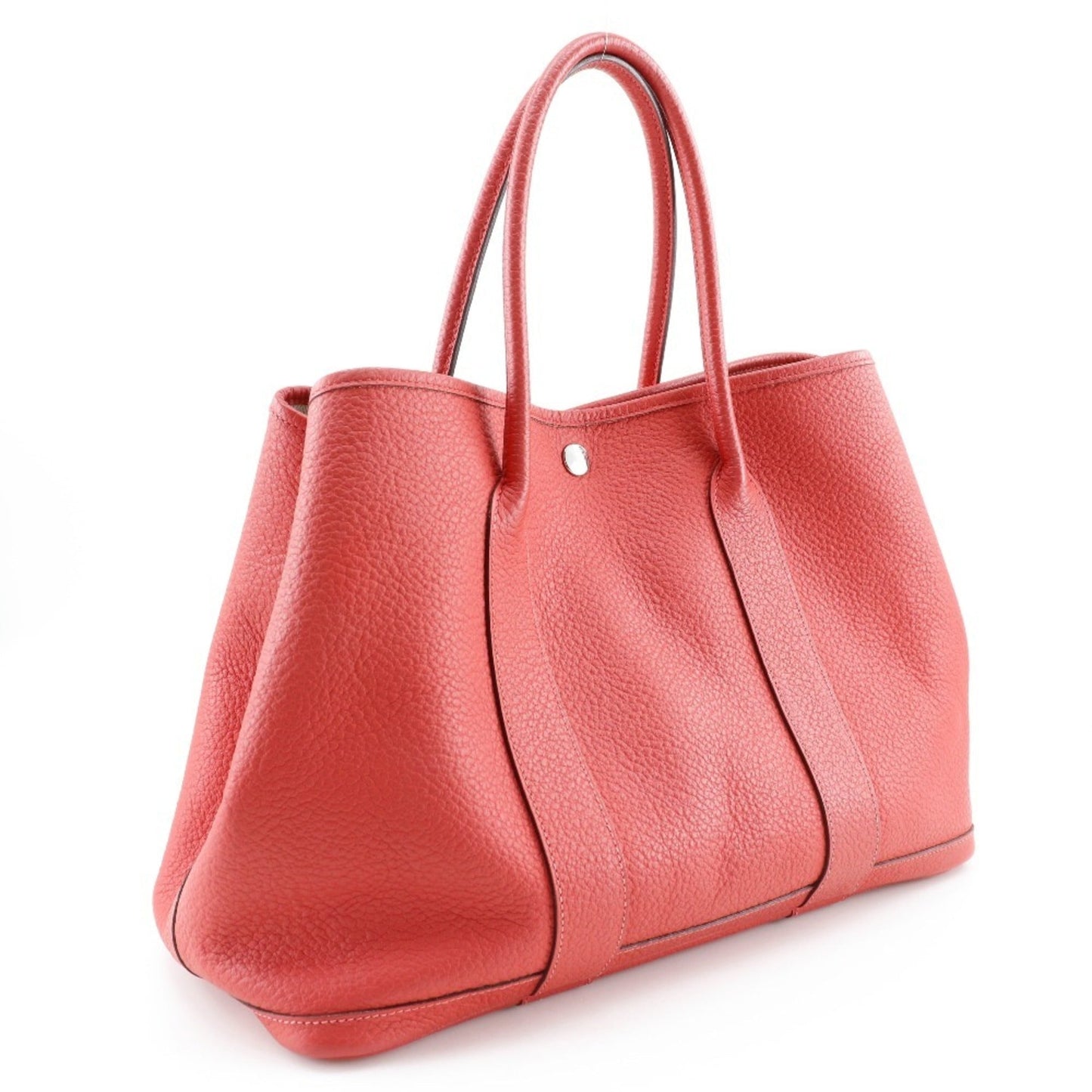 Hermes Red Color Negonda Leather Tote Bag ( )