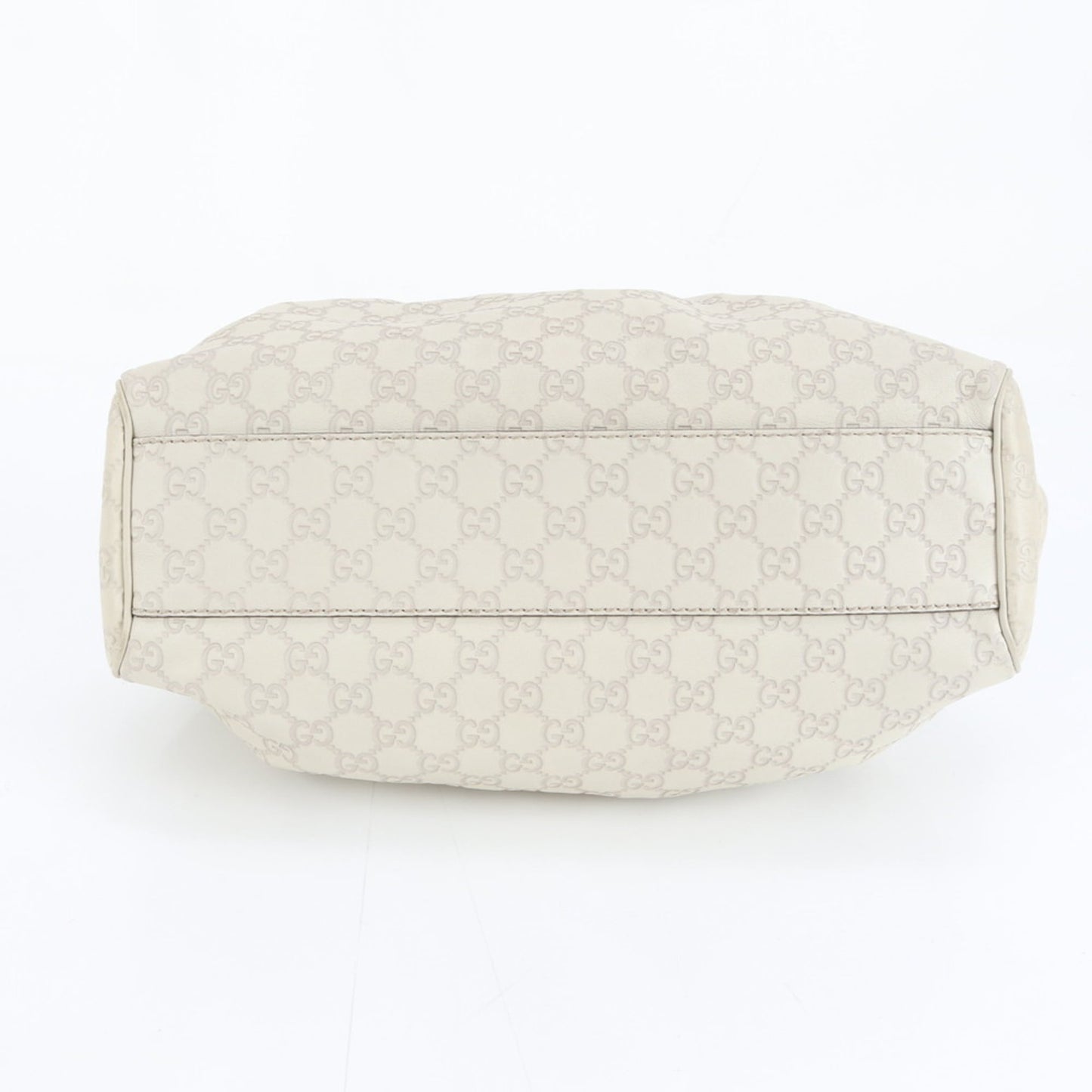 Gucci Ivory Leather Tote Bag ( )