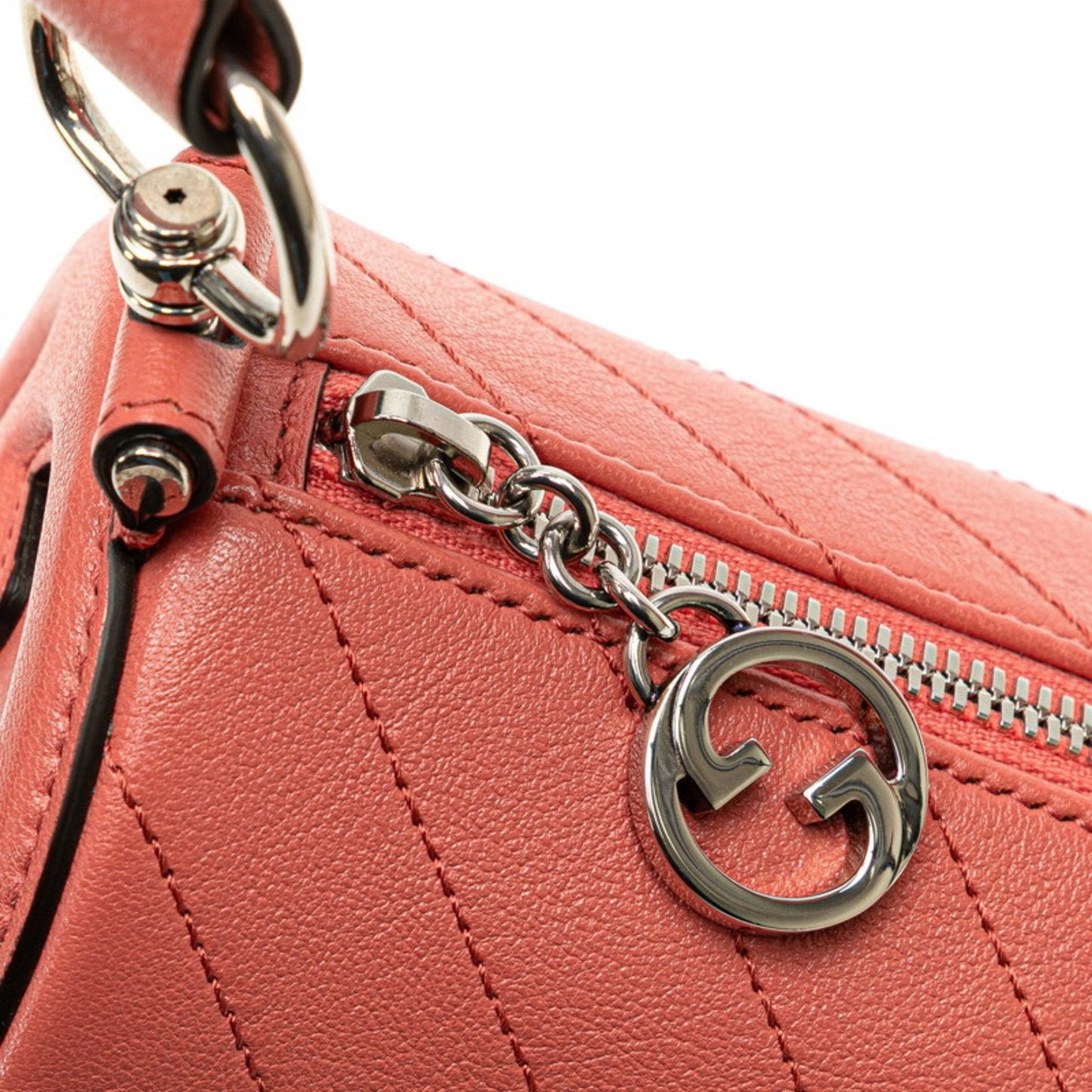 Gucci Pink Leather Shoulder Bag ( )