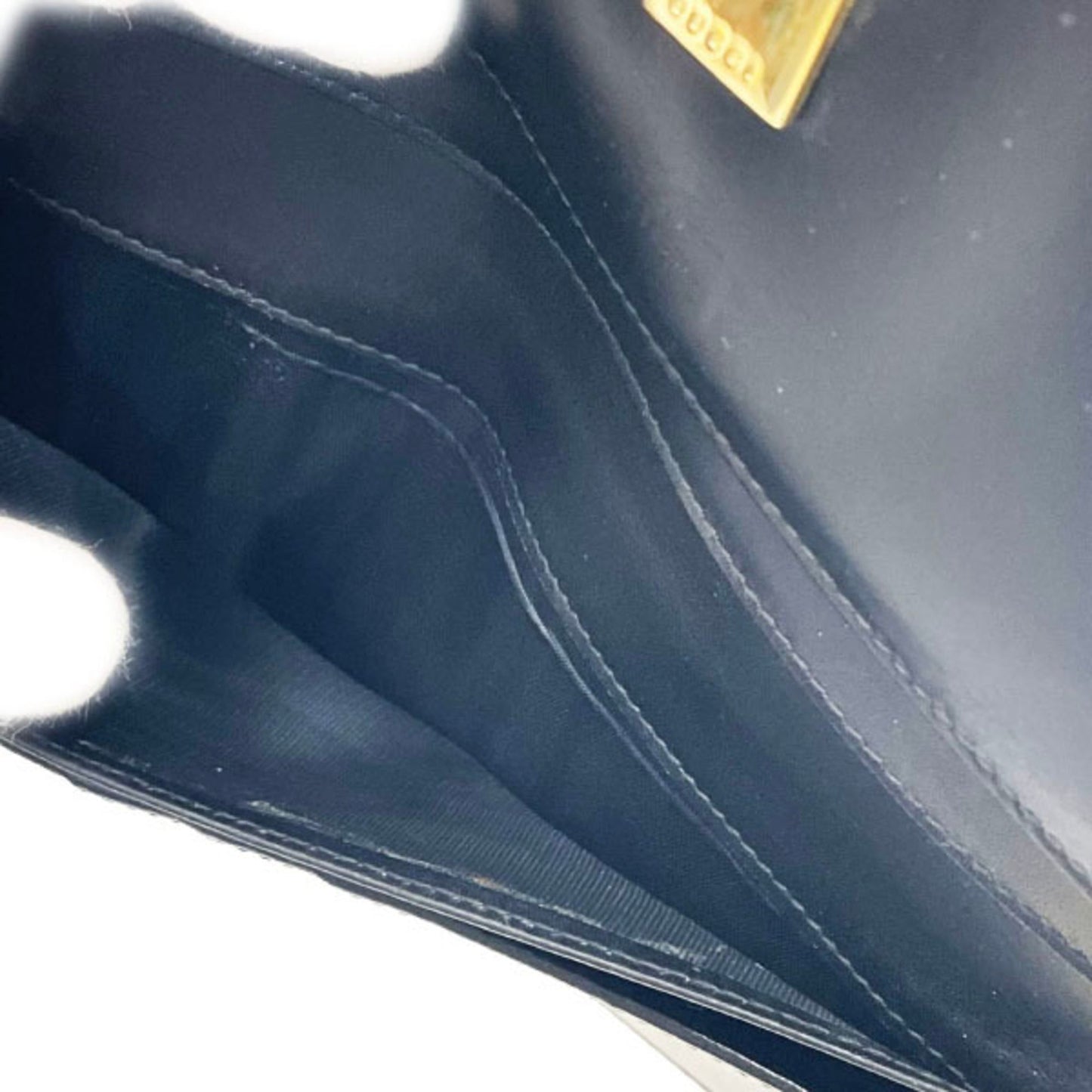 Gucci Black Leather Long Wallet (Bi-Fold) ( )