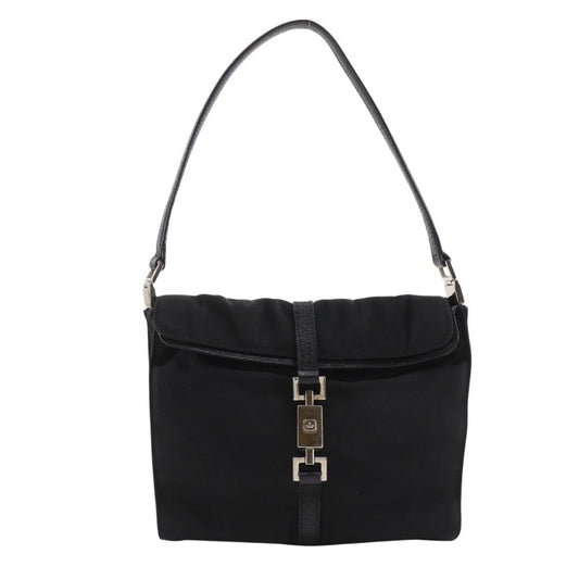 Gucci Black Nylon Canvas Shoulder Bag ( )