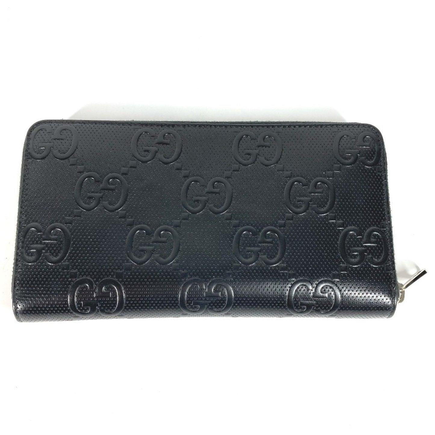 Gucci Black Leather Long Wallet (Bi-Fold) ( )