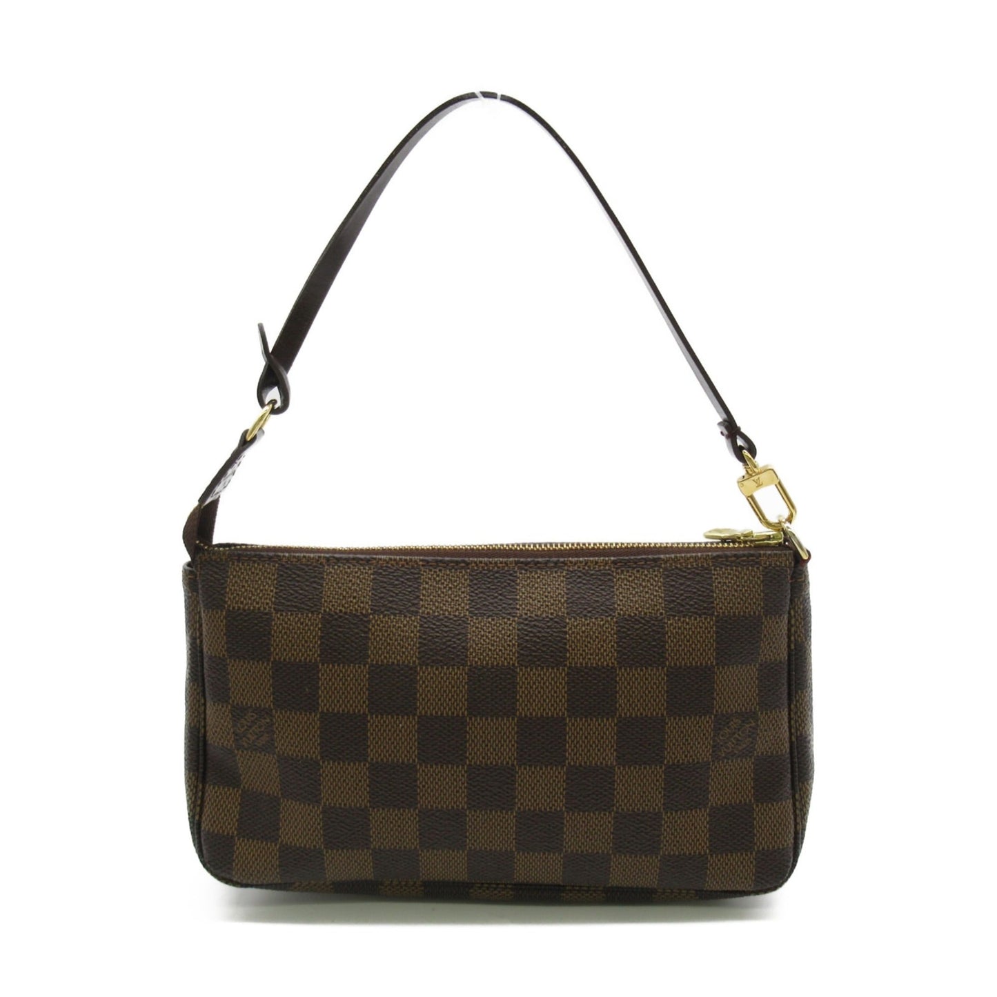 LOUIS VUITTON Pochette Accessoires Brown Damier PVC coated canvas Clutch