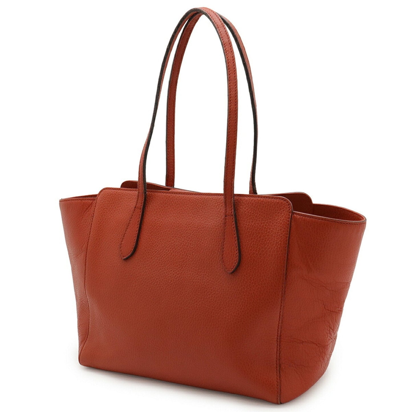Gucci Red Color Leather Shoulder Bag Tote Bag ( )