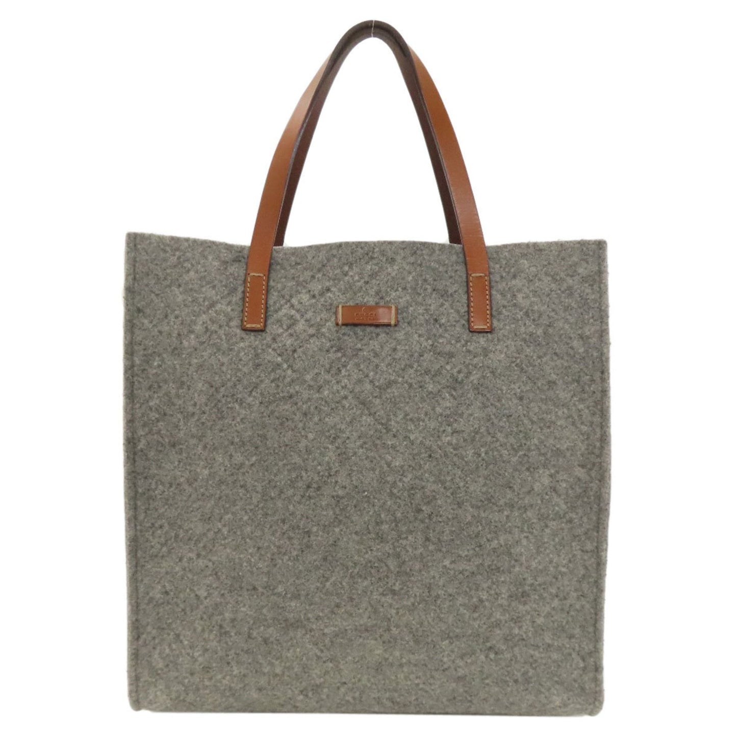 Gucci Gray Felt Tote Bag ( )