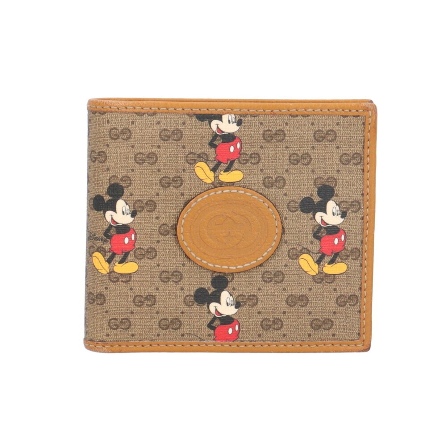 Gucci Brown Gg Supreme Canvas Wallet (Bi-Fold) ( )
