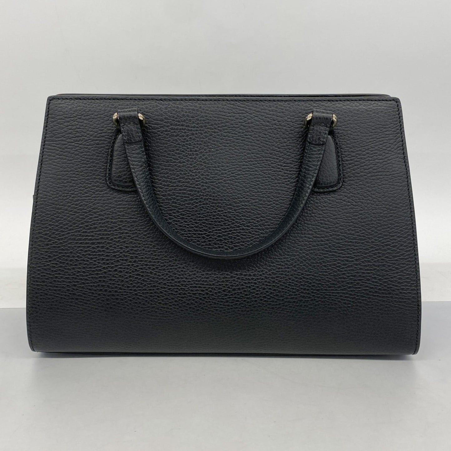Gucci Black Leather Handbag ( )