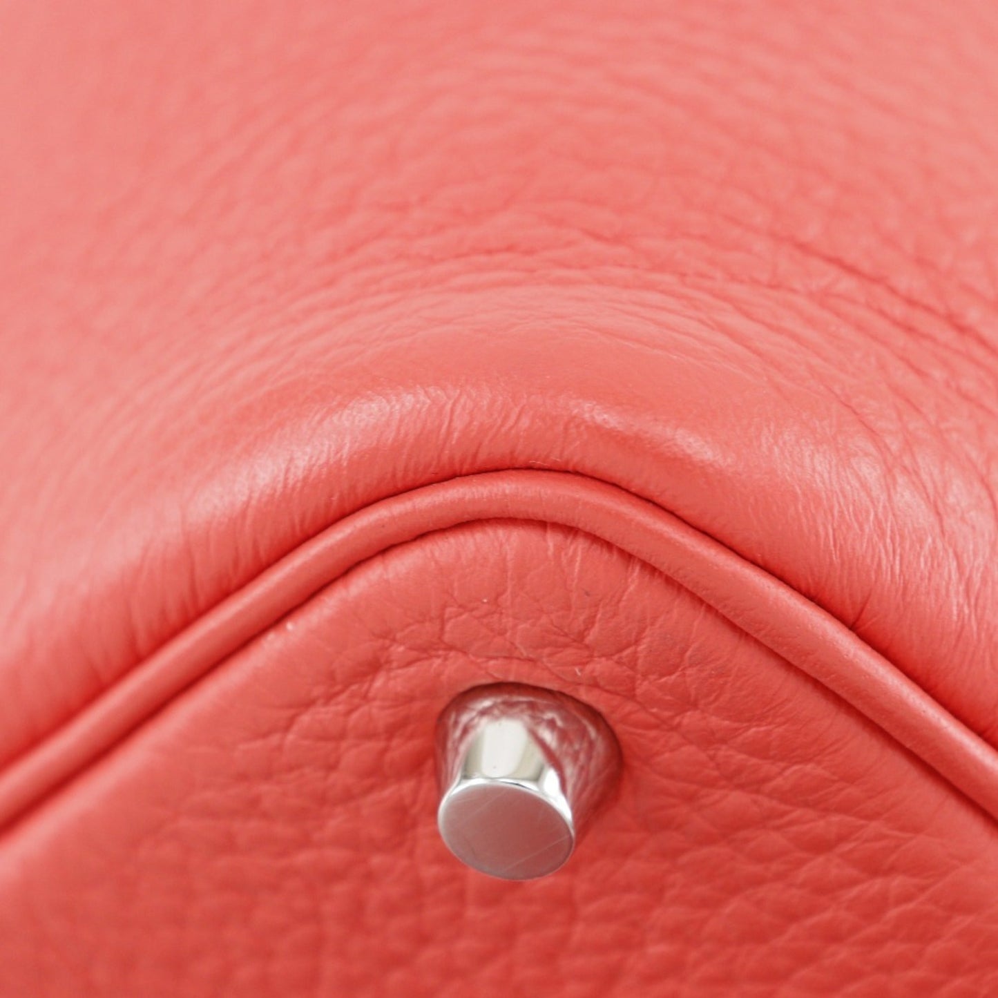 Hermes Picotin Pink Taurillon Clemence Leather Handbag ( )