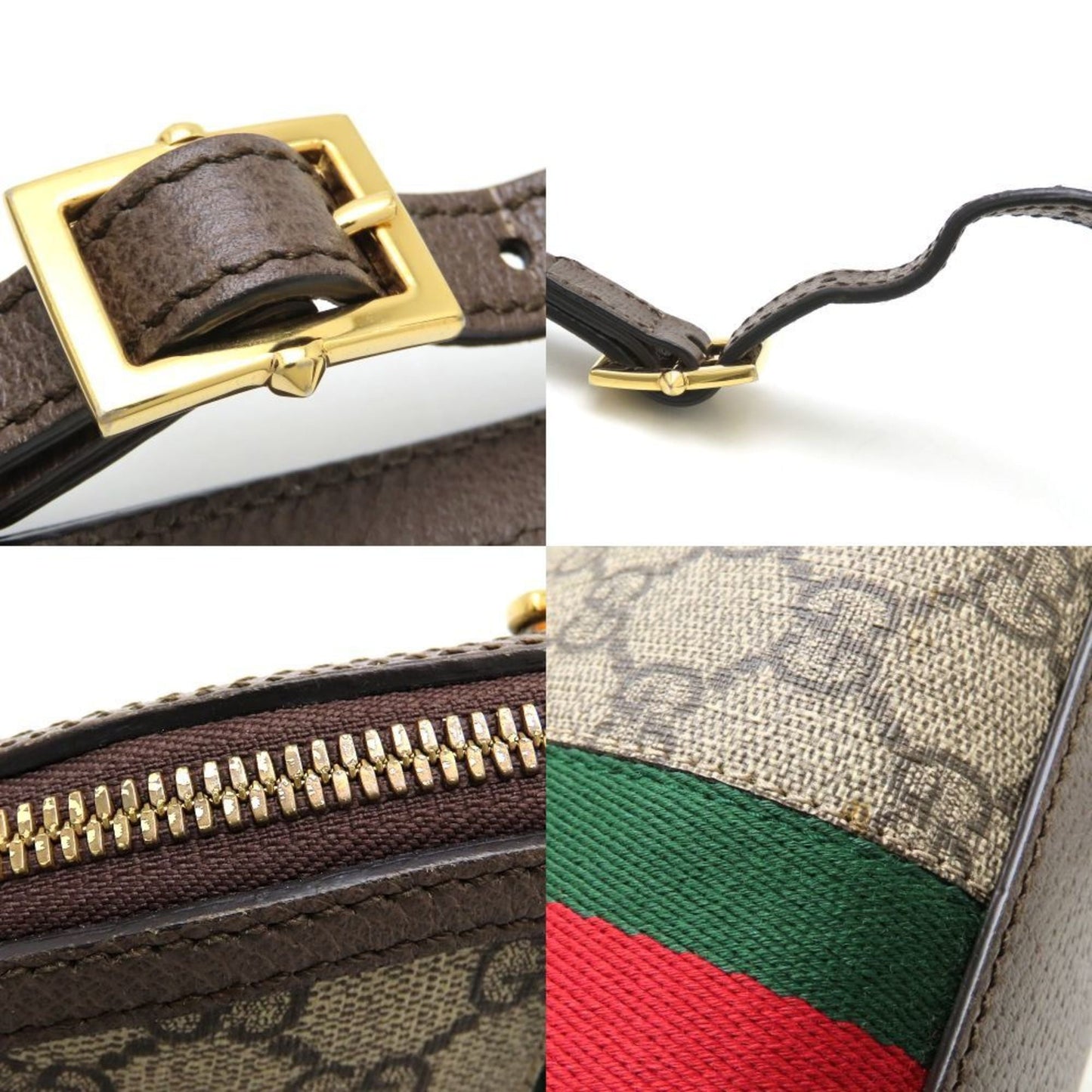 Gucci Beige Gg Supreme Leather Shoulder Bag ( )