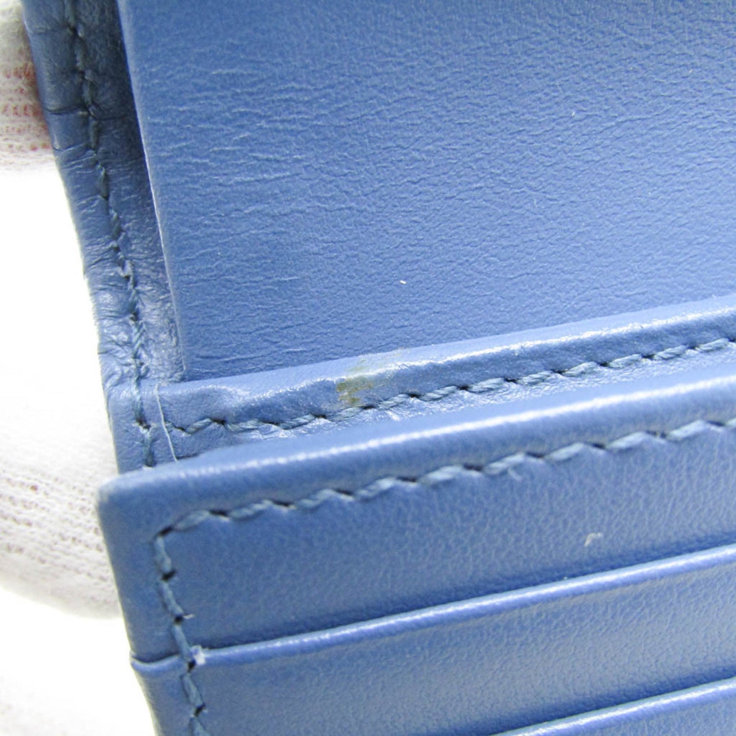 Gucci Blue Leather Wallet (Bi-Fold) ( )