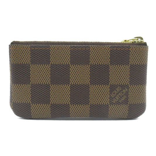 LOUIS VUITTON Pochette Craie Brown Ebene Damier PVC coated canvas Clutch