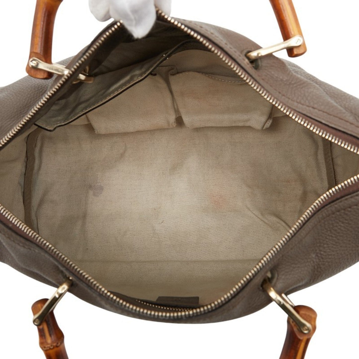 Gucci Brown Leather Handbag Shoulder Bag ( )