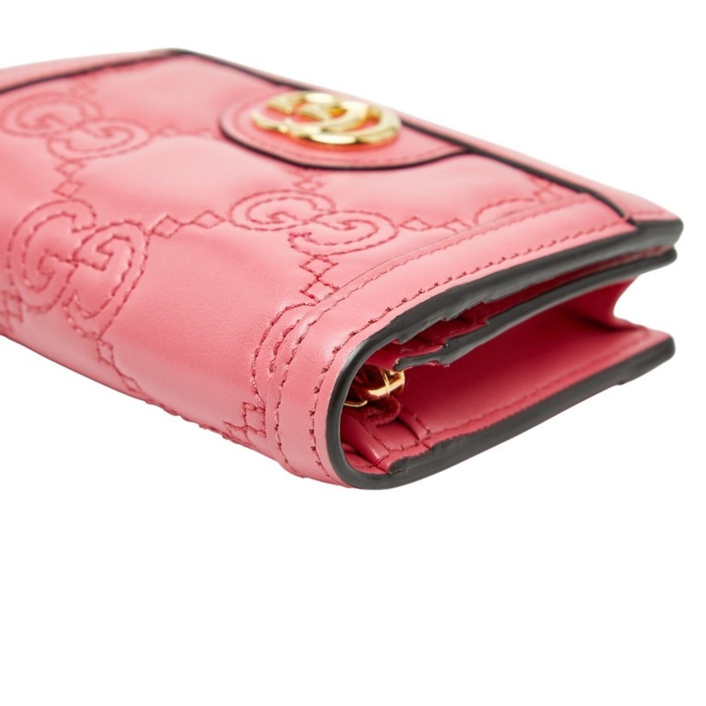 Gucci Pink Leather Wallet (Bi-Fold) ( )
