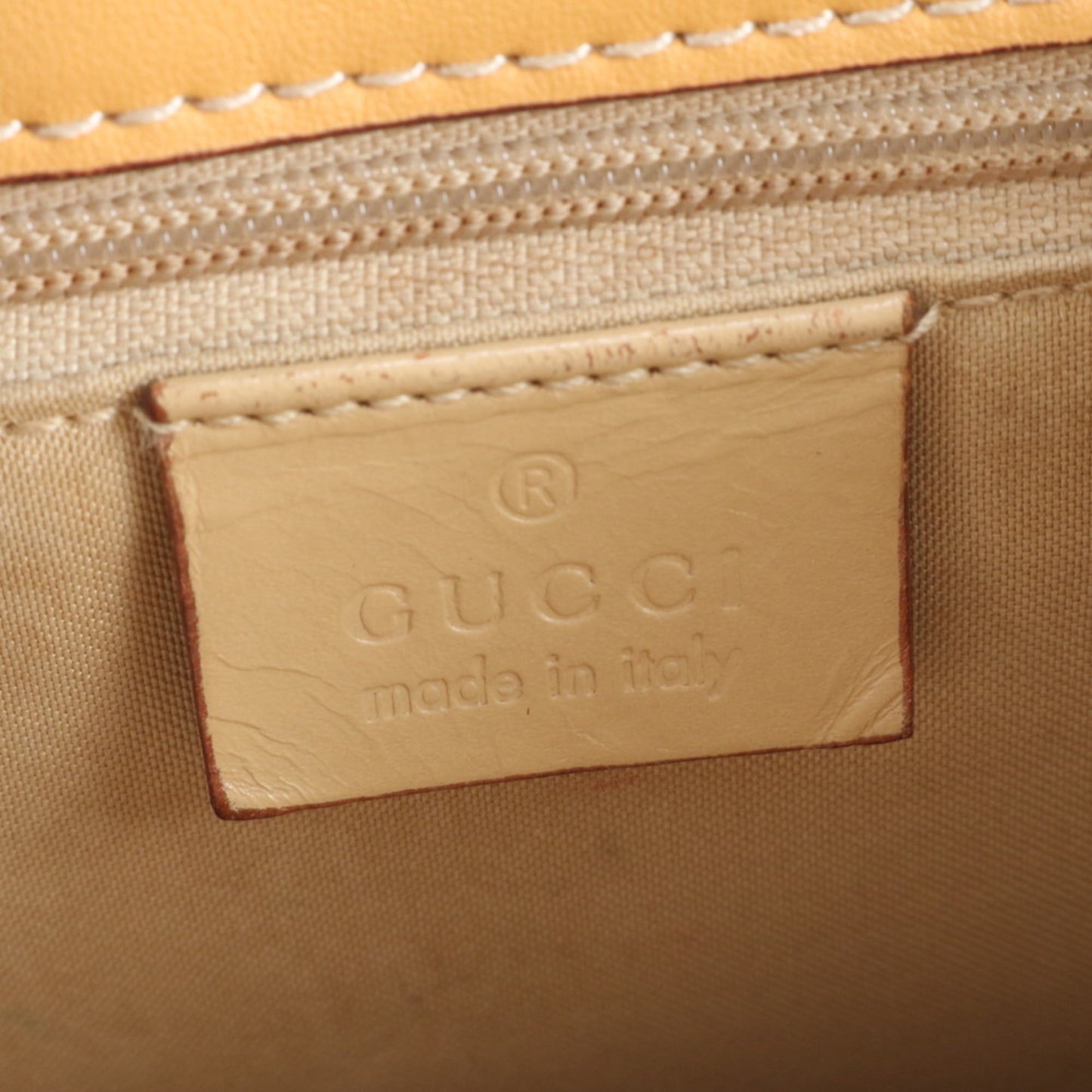 Gucci Pink Leather Canvas Handbag ( )