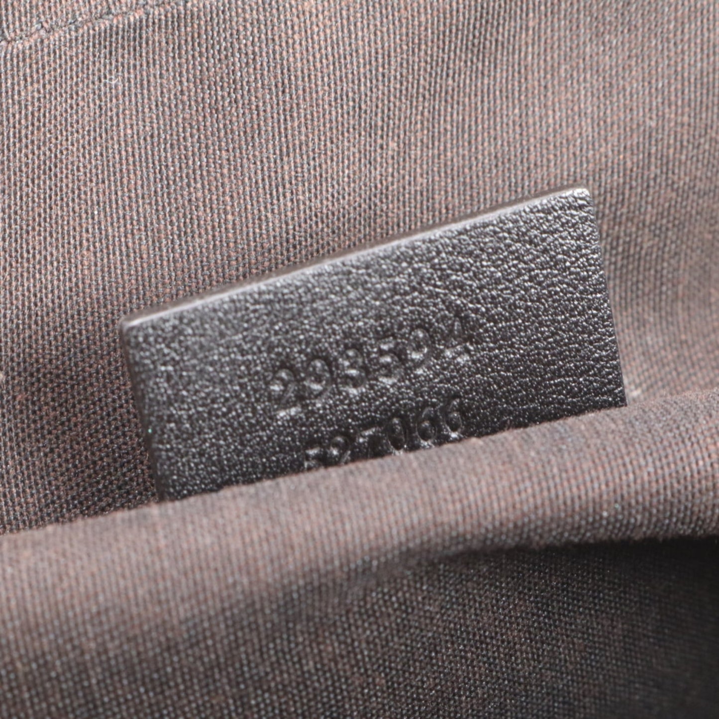 Gucci Dark Brown Leather Tote Bag ( )