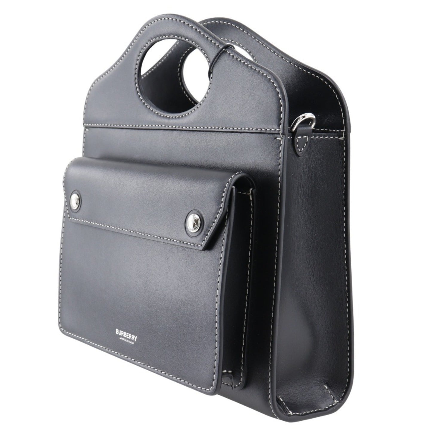 Burberry Black Leather Handbag ( )