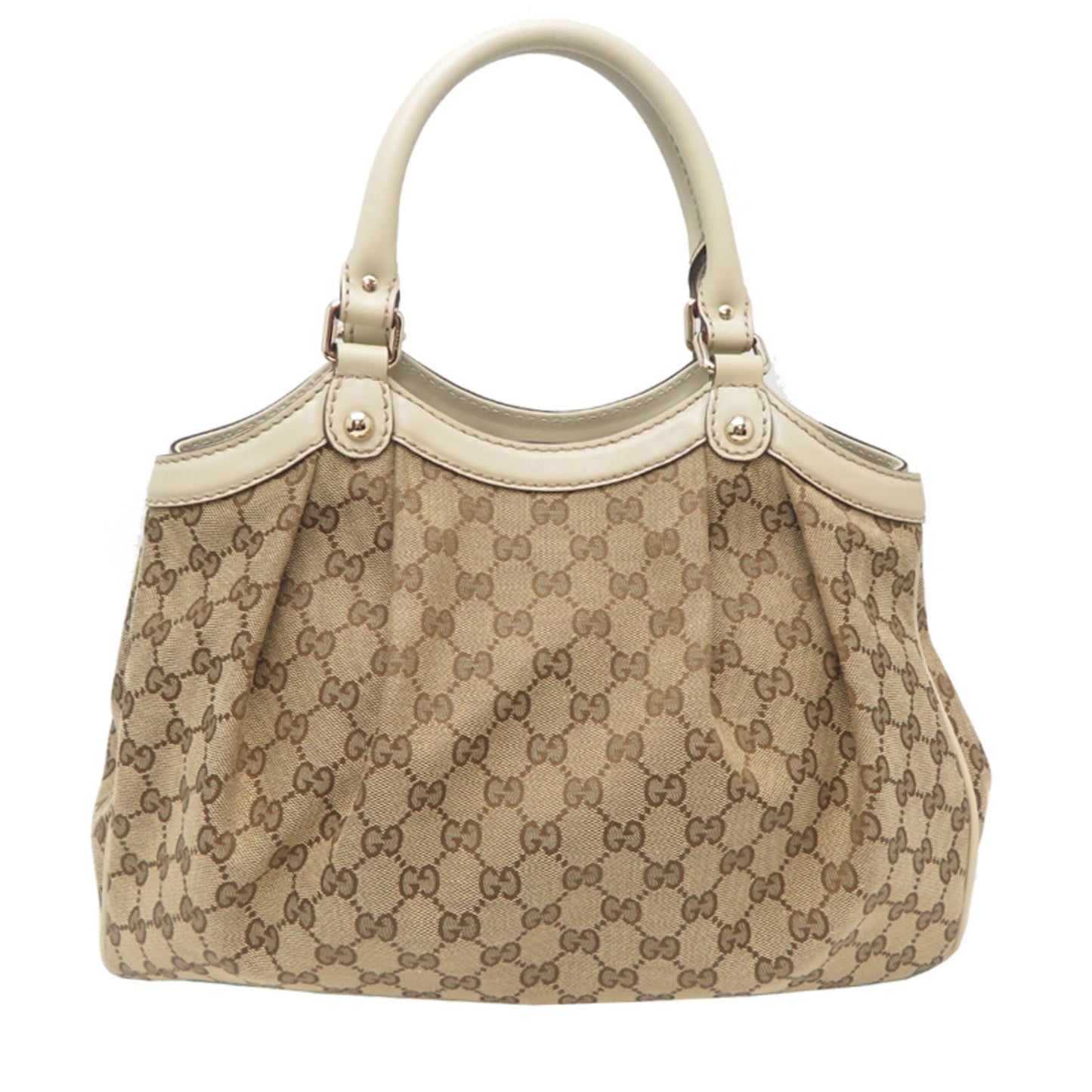 Gucci Sukey Beige Gg Canvas Handbag ( )