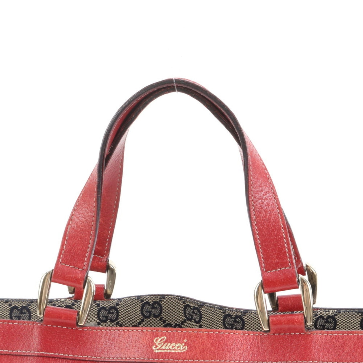 Gucci Red Color Leather Handbag ( )