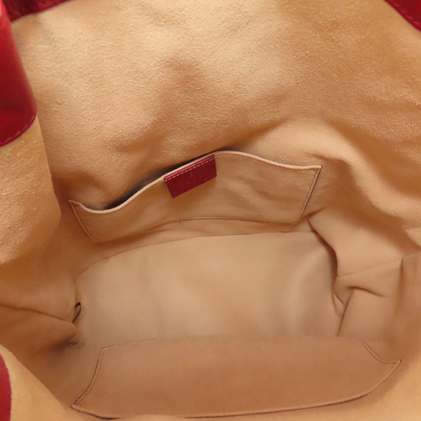 Gucci Red Color Leather Shoulder Bag ( )
