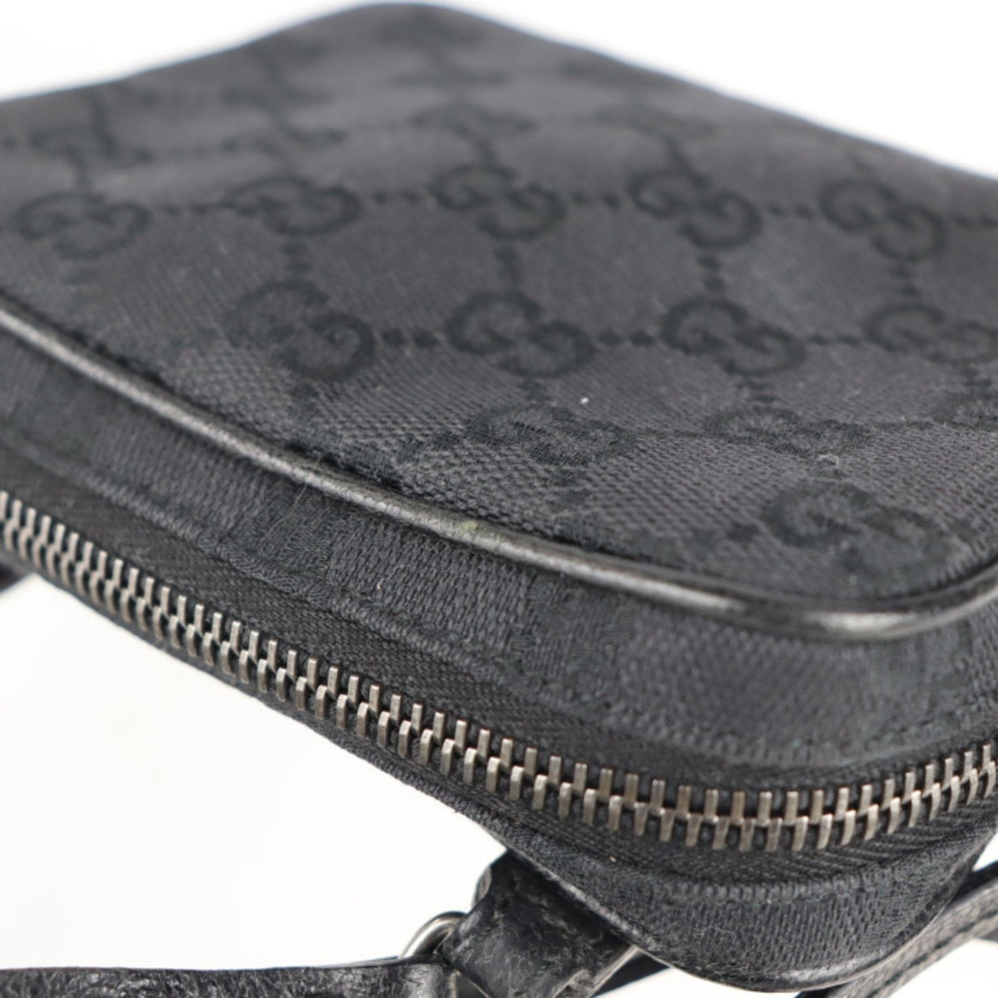 Gucci Gg Canvas Black Gg Canvas Handbag Pochette Shopping Bag Shoulder Bag Tote Bag ( )