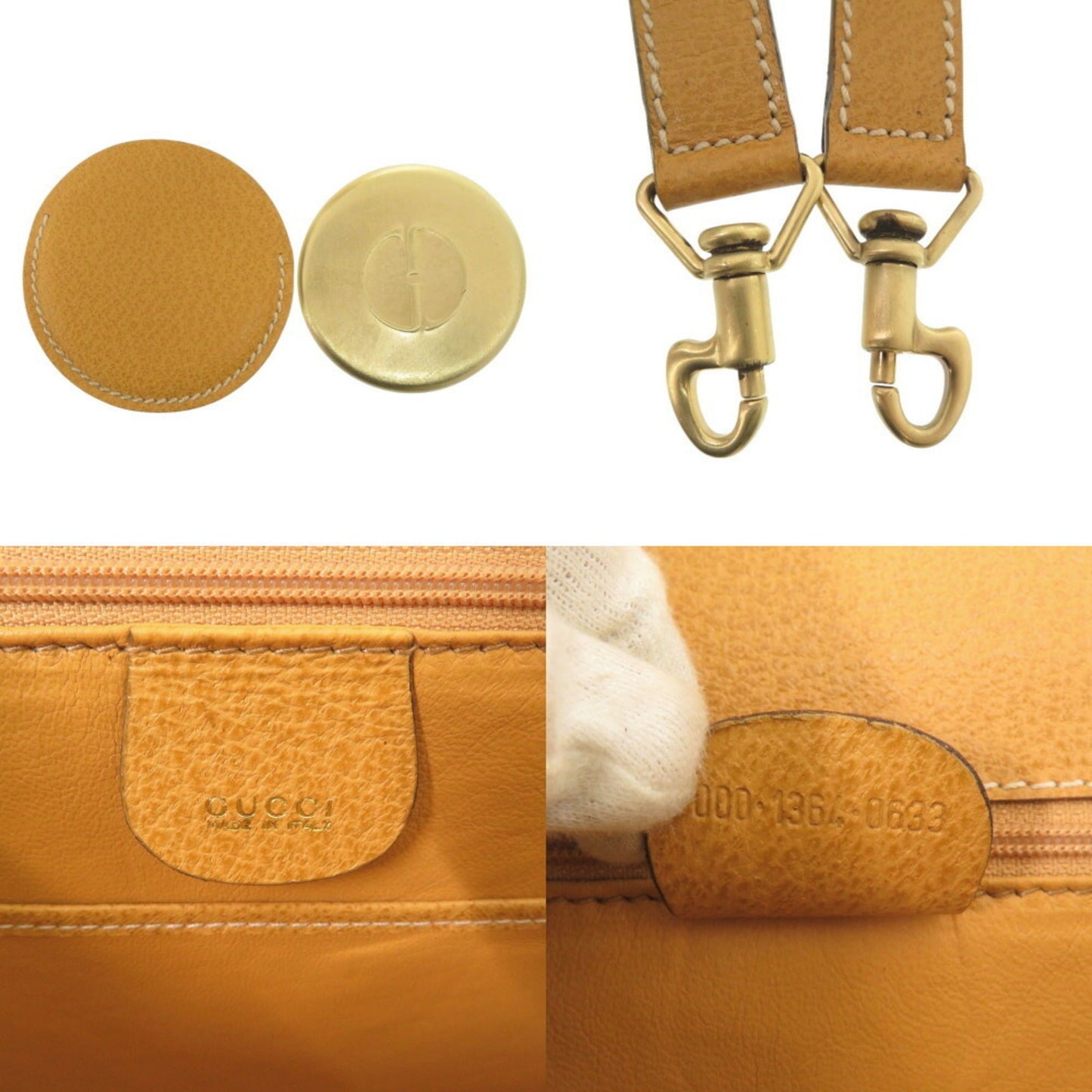 Gucci Yellow Leather Handbag ( )