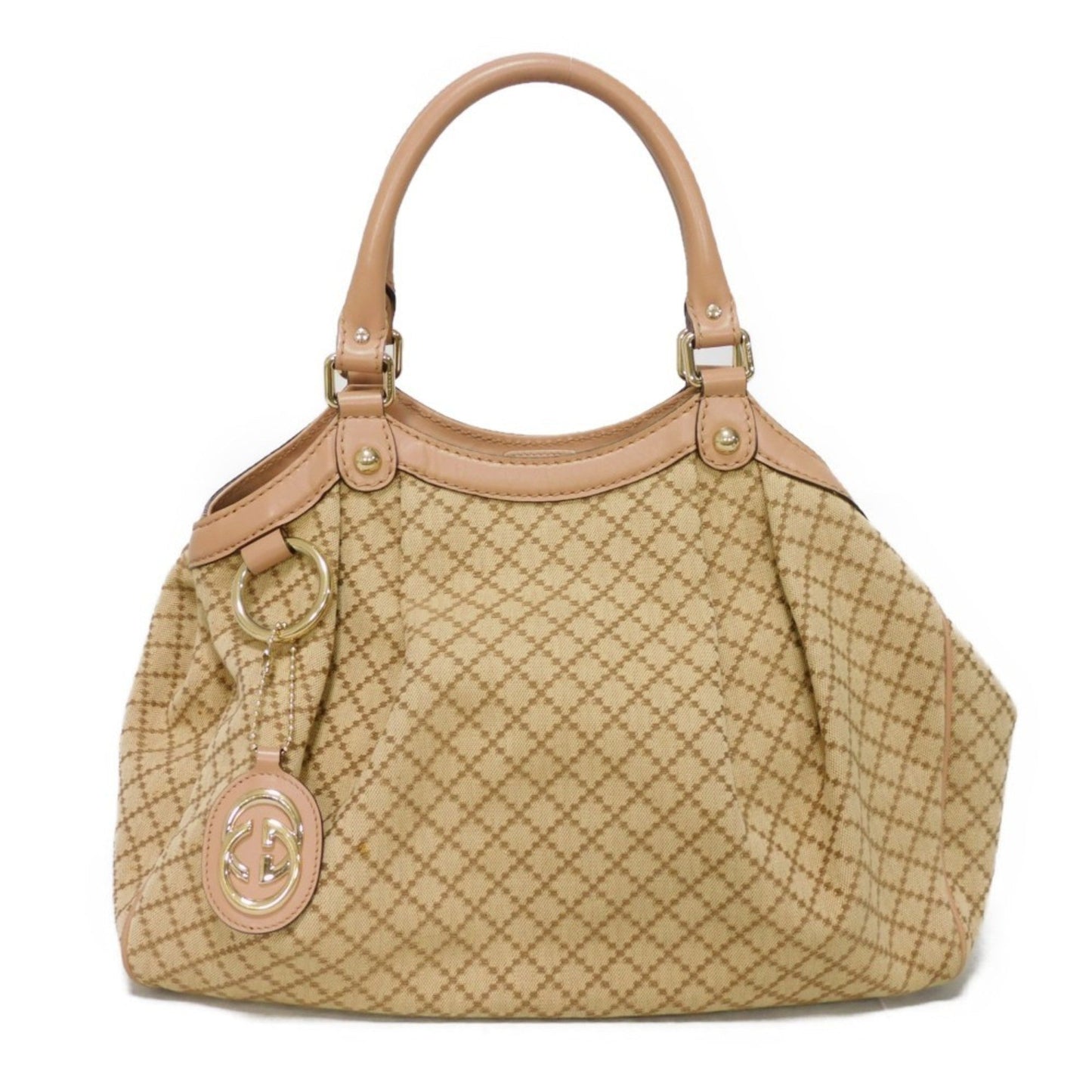 Gucci Leather Canvas Tote